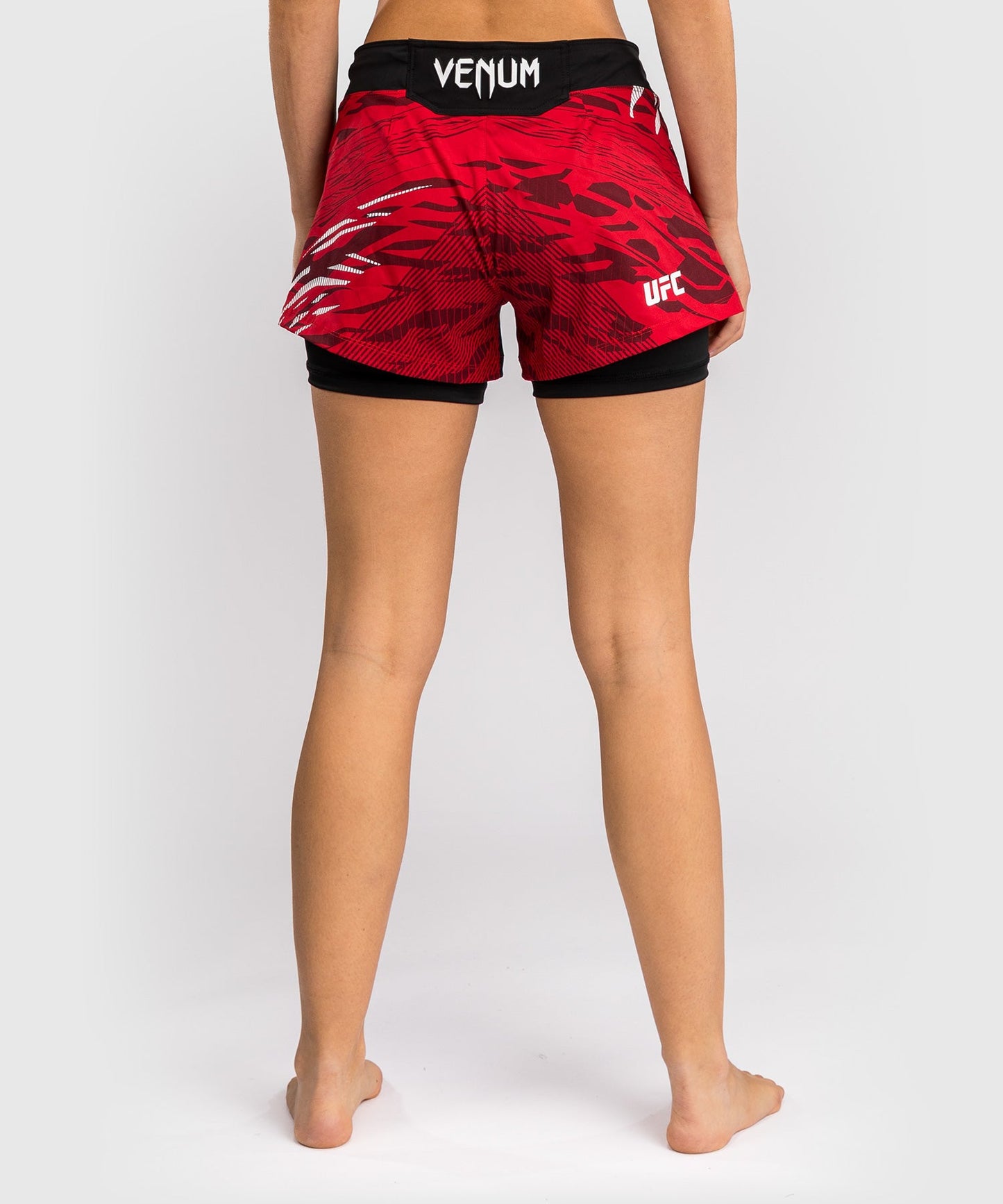Women's UFC Fusion by Venum Authentic Fight Night Shorts - Red