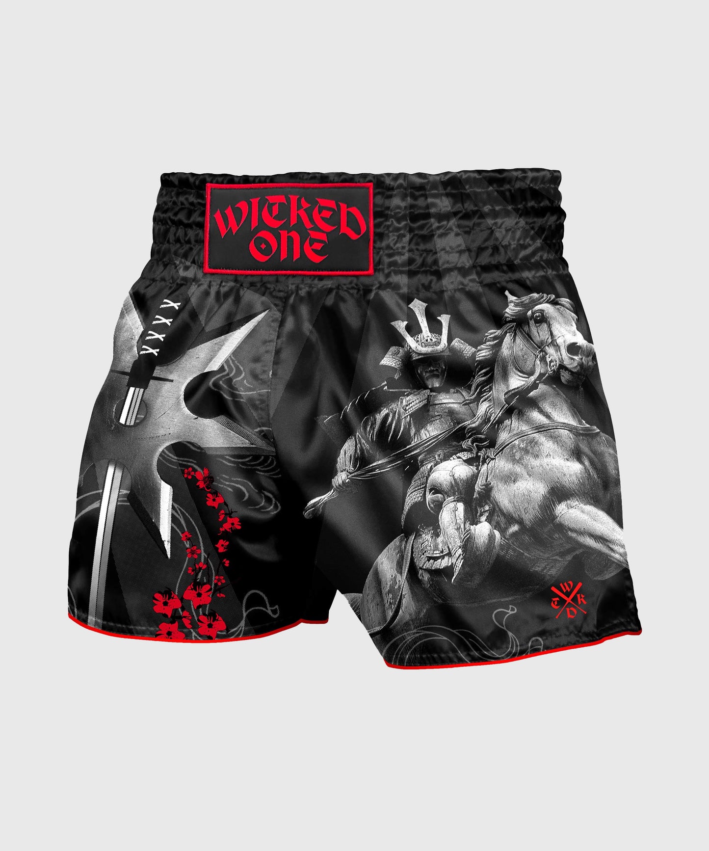 Wicked One Shogun Pantaloncini da Muay Thai - Nero