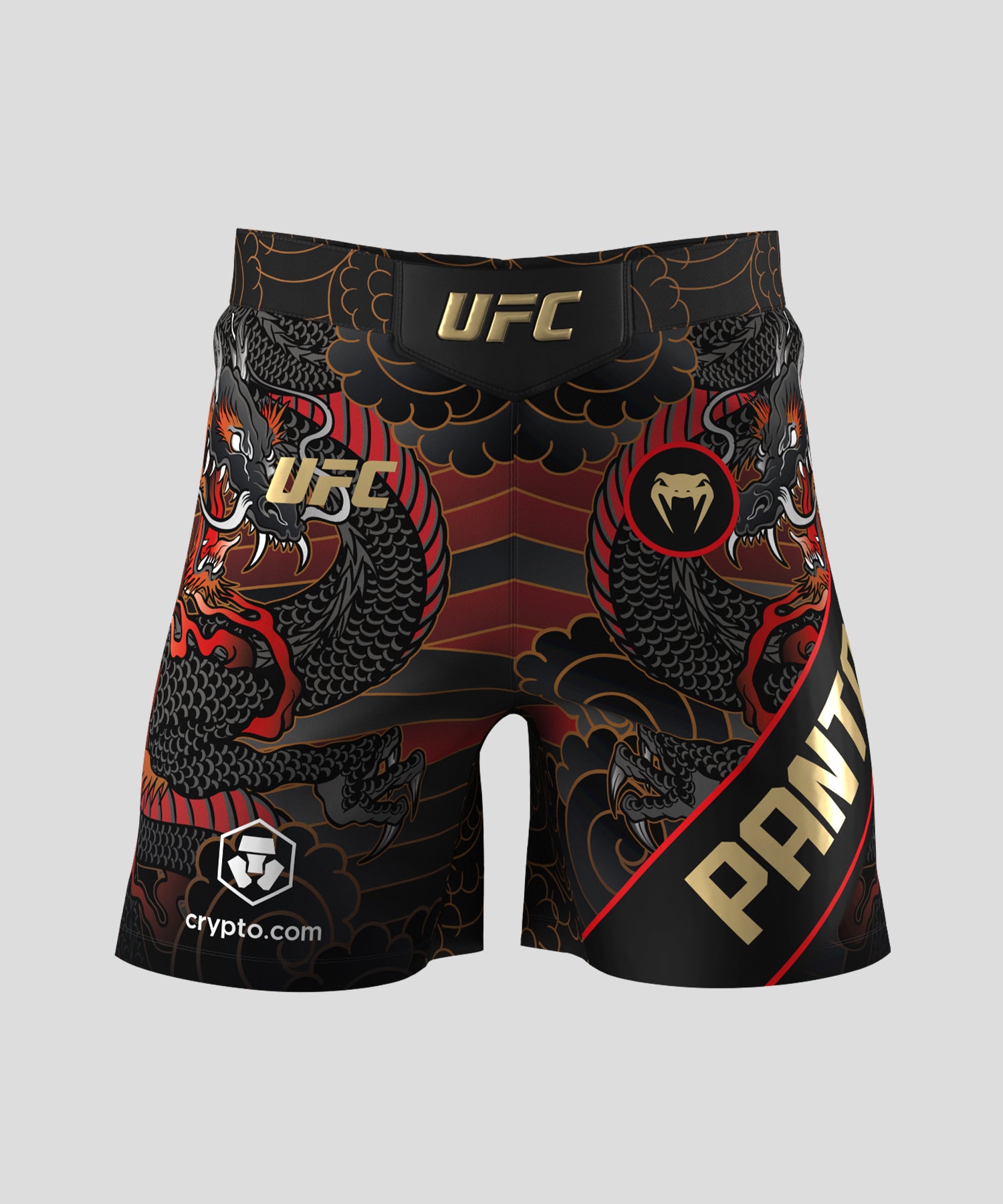 Men's UFC Unrivaled by Venum Red Alexandre Pantoja Short fit Fight