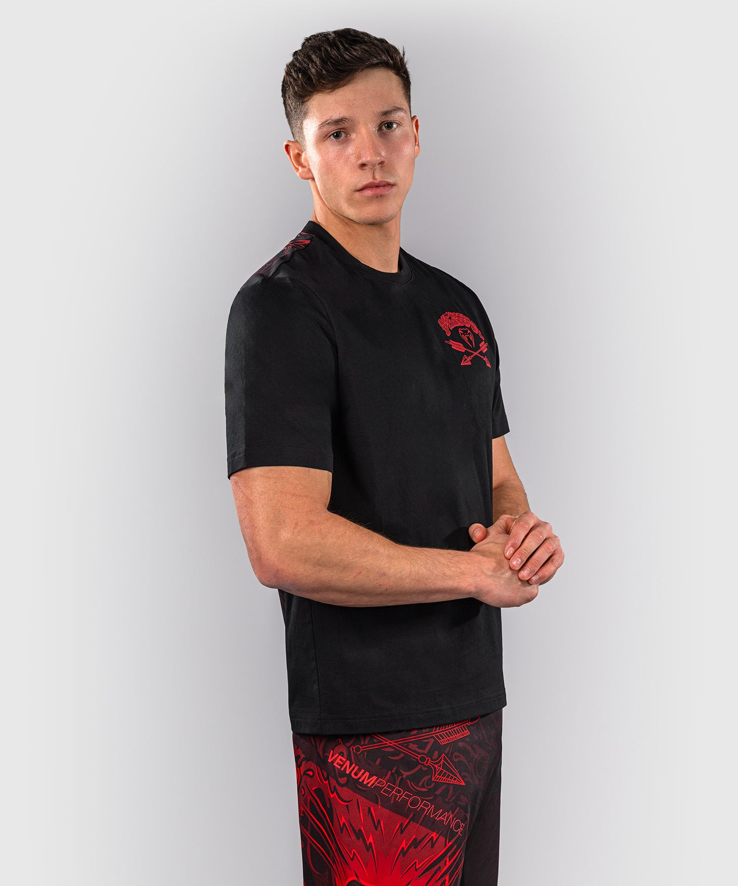 Venum Wolf Atak T-Shirt - Black/Red