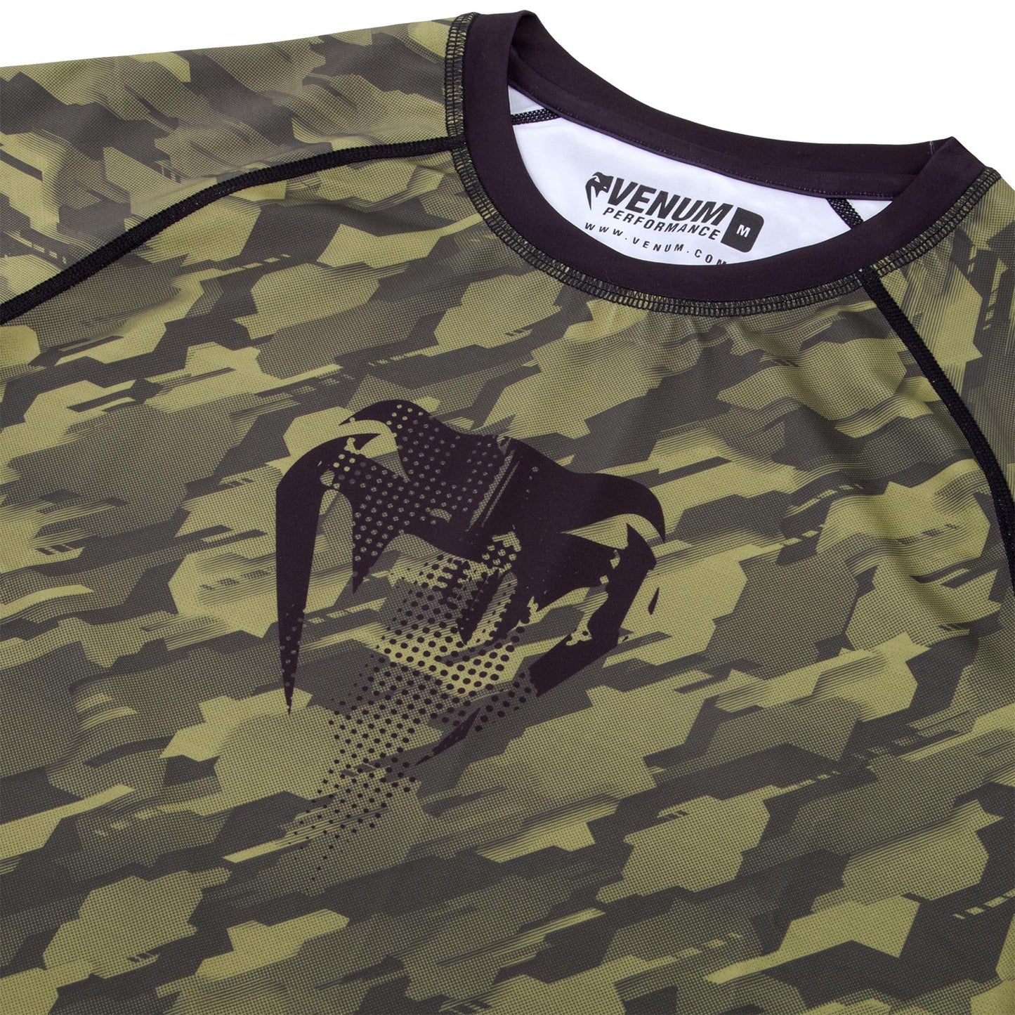 Venum Tecmo Rashguard - Short Sleeves - Khaki
