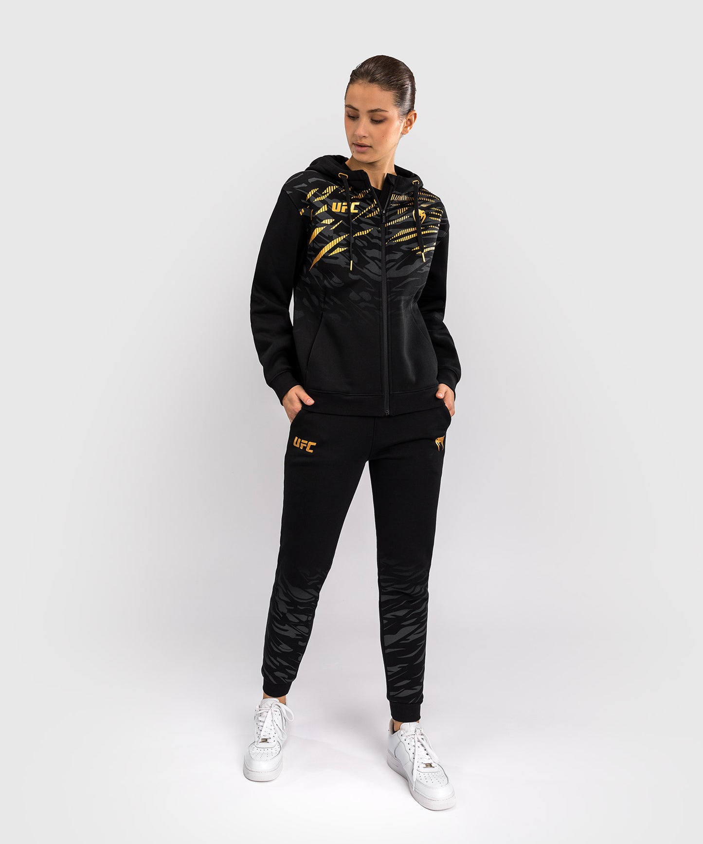 UFC Fusion by Venum Replica Women's Zip Hooded Jacket - Champion