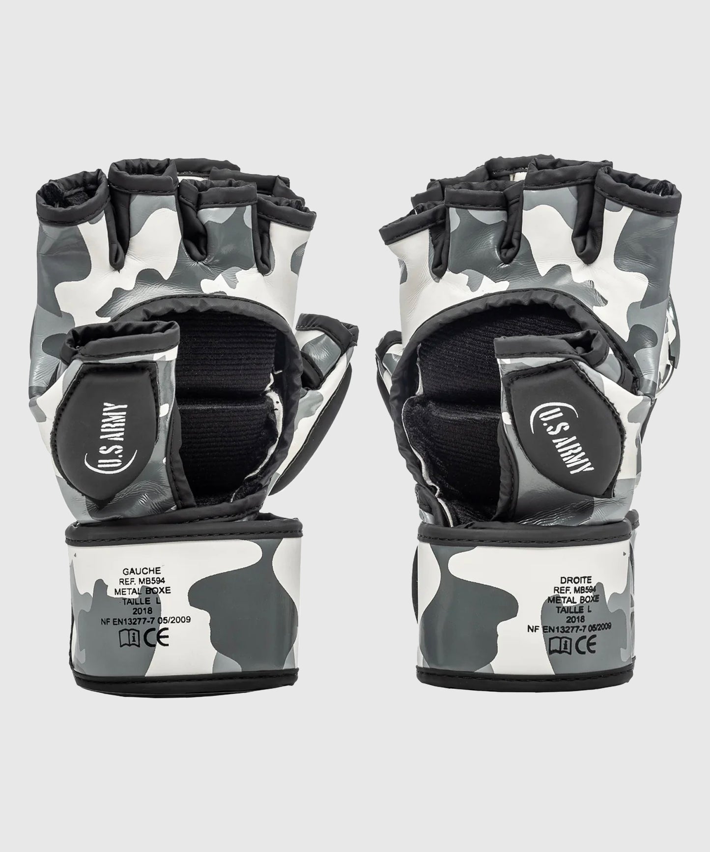 Gants de MMA Combat Libre Metal Boxe Army
