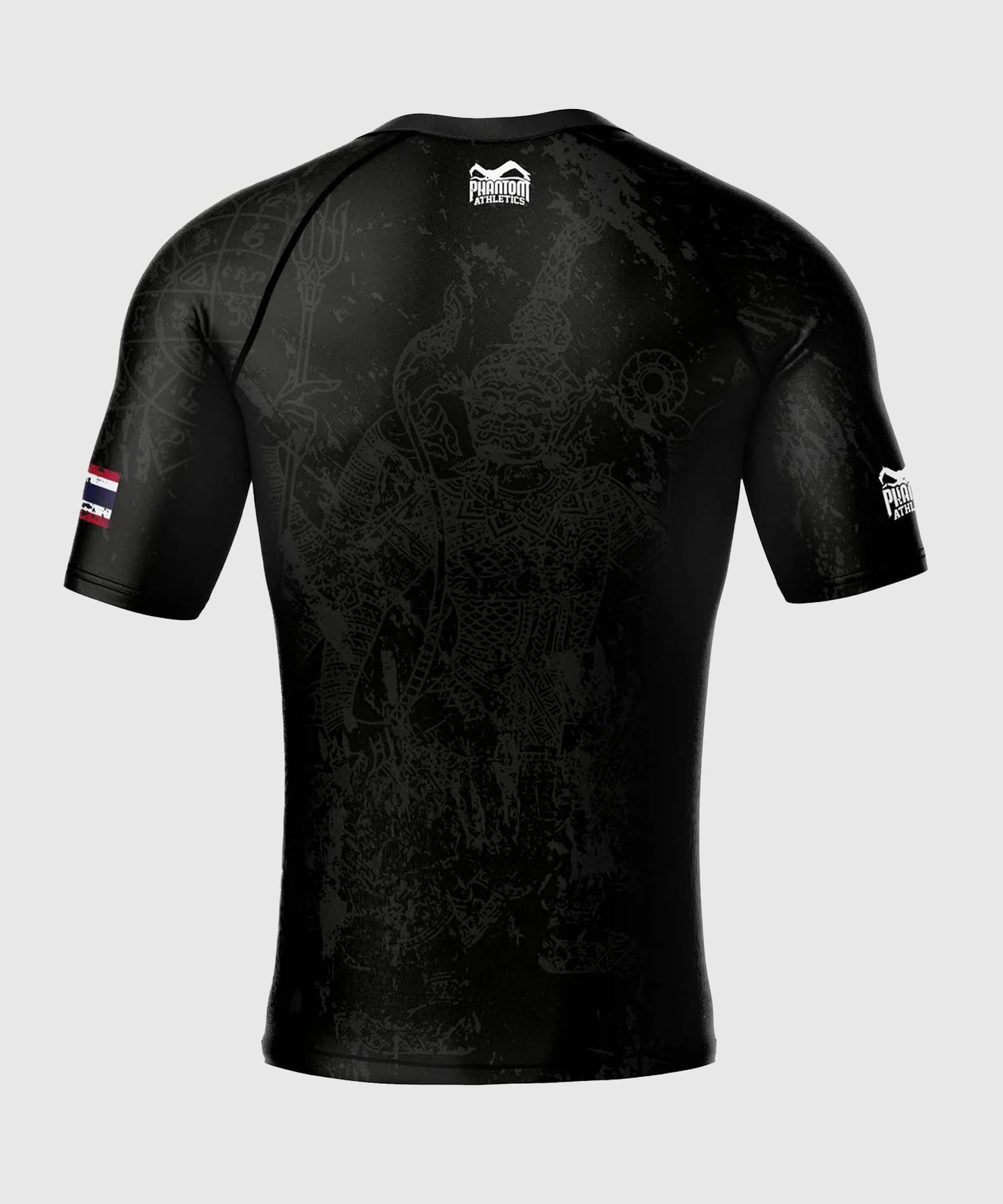 Rashguard Phantom Athletics Muay Thai - Schwarz