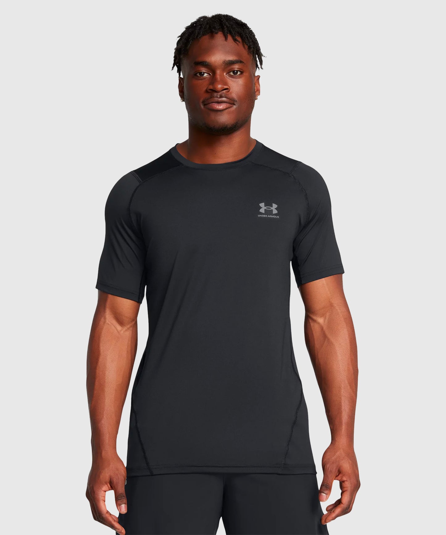 T-Shirt Under Armour Heatgear Fitted Graphic - Noir