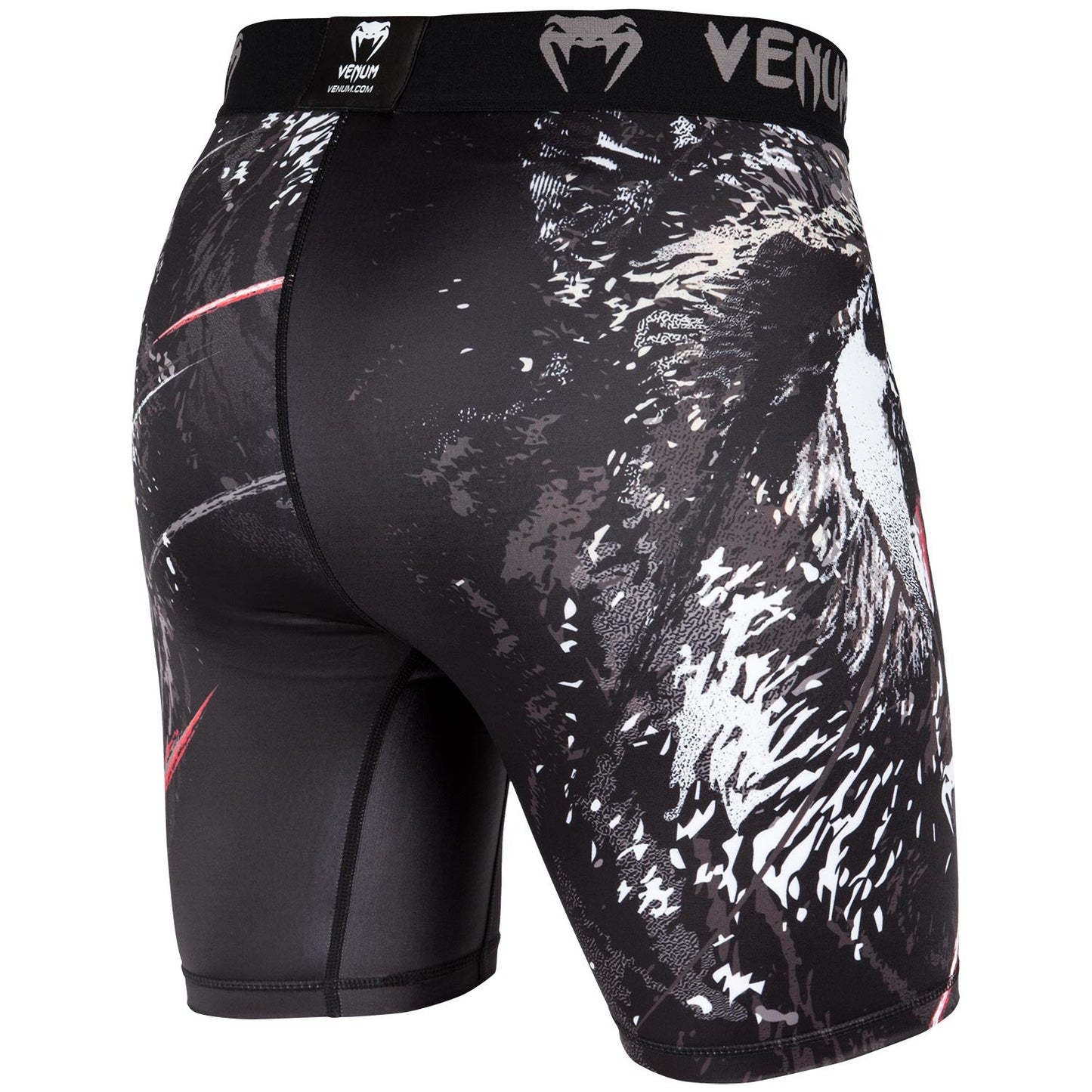 Venum Grizzli Compression Short - Black/White