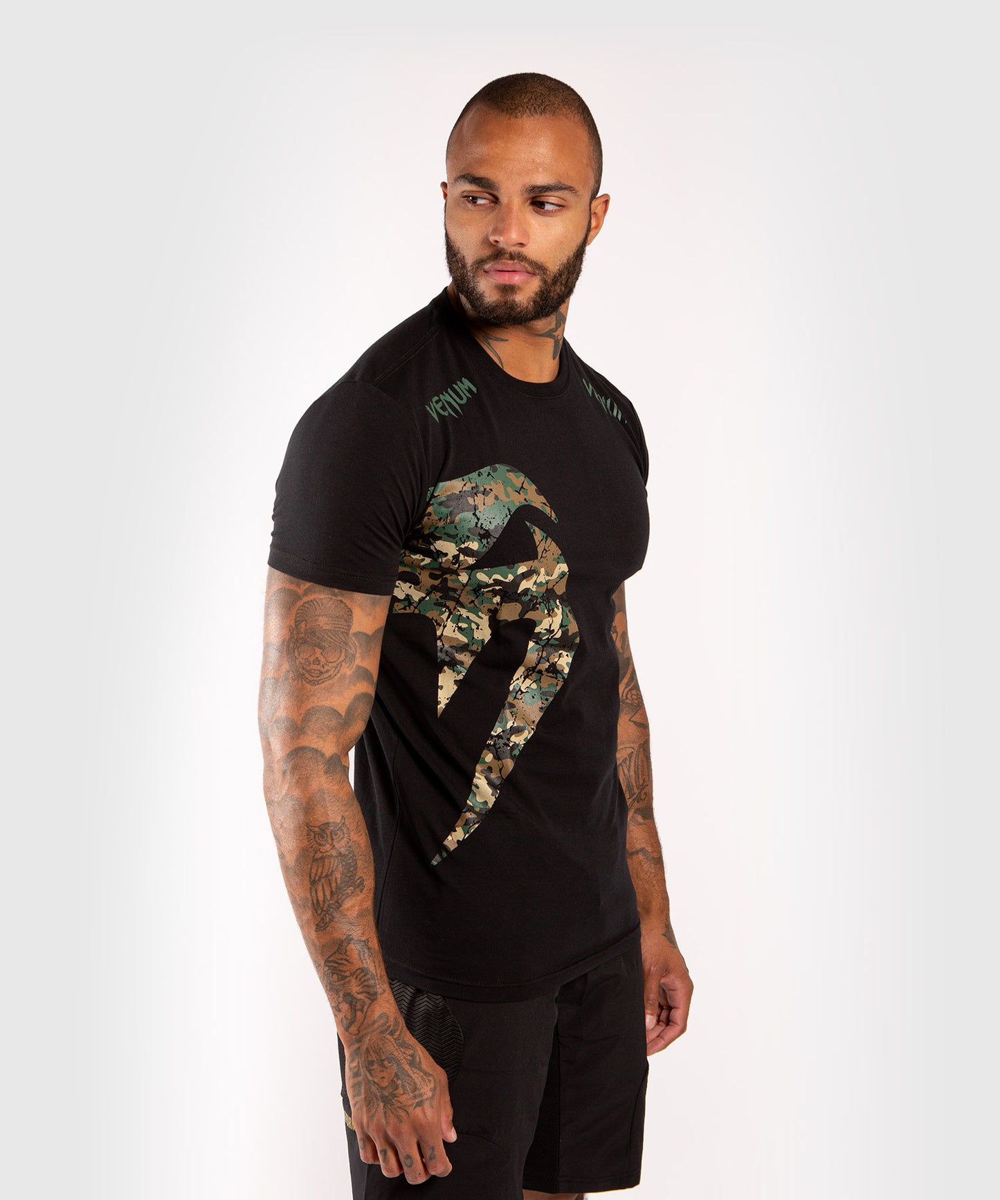 Venum Original Giant T-Shirt - Black/Forest-Camo