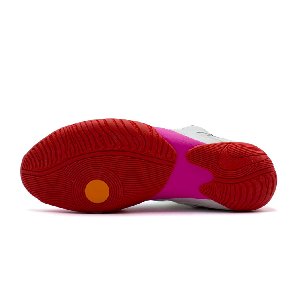 Chaussures de Boxe Nike HyperKO 2 Olympic - Blanc/Rose/Rouge