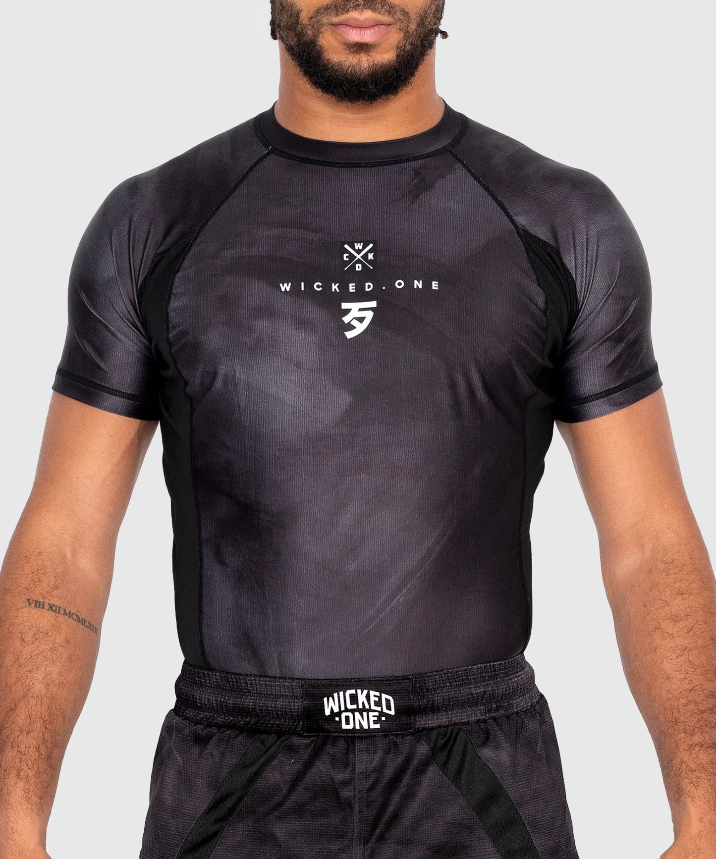Rashguard À Manches Courtes Wicked One Contest - Noir