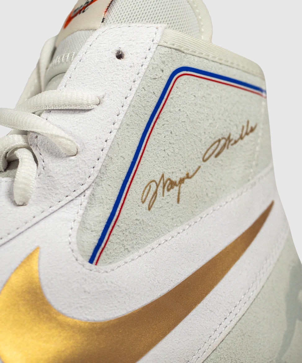 Nike Footsweep 2 SE Scarpe da Lotta - Bianco/Oro/Gomma