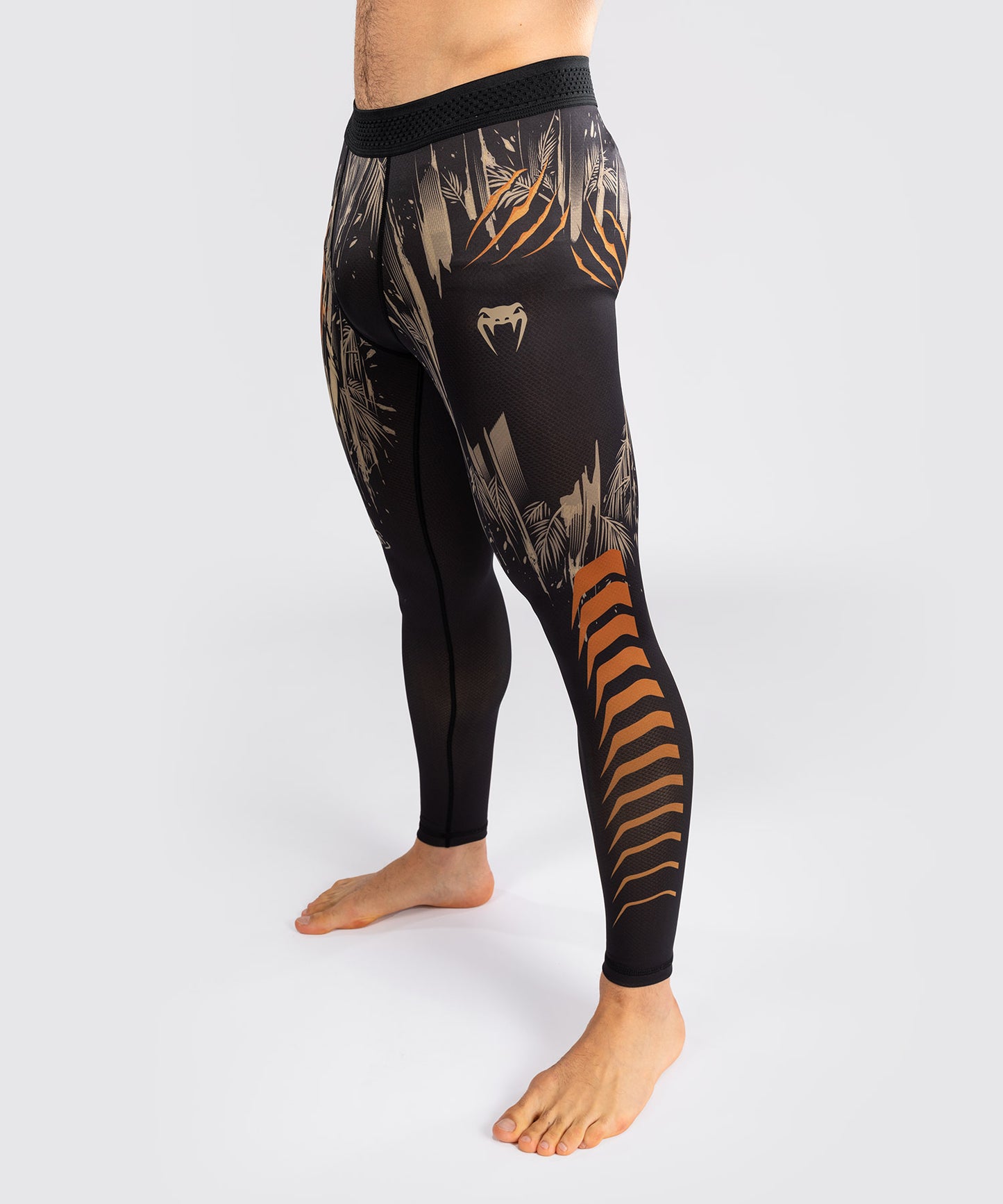 Venum Tiger Spats para Hombre - Negro/Naranja Neón