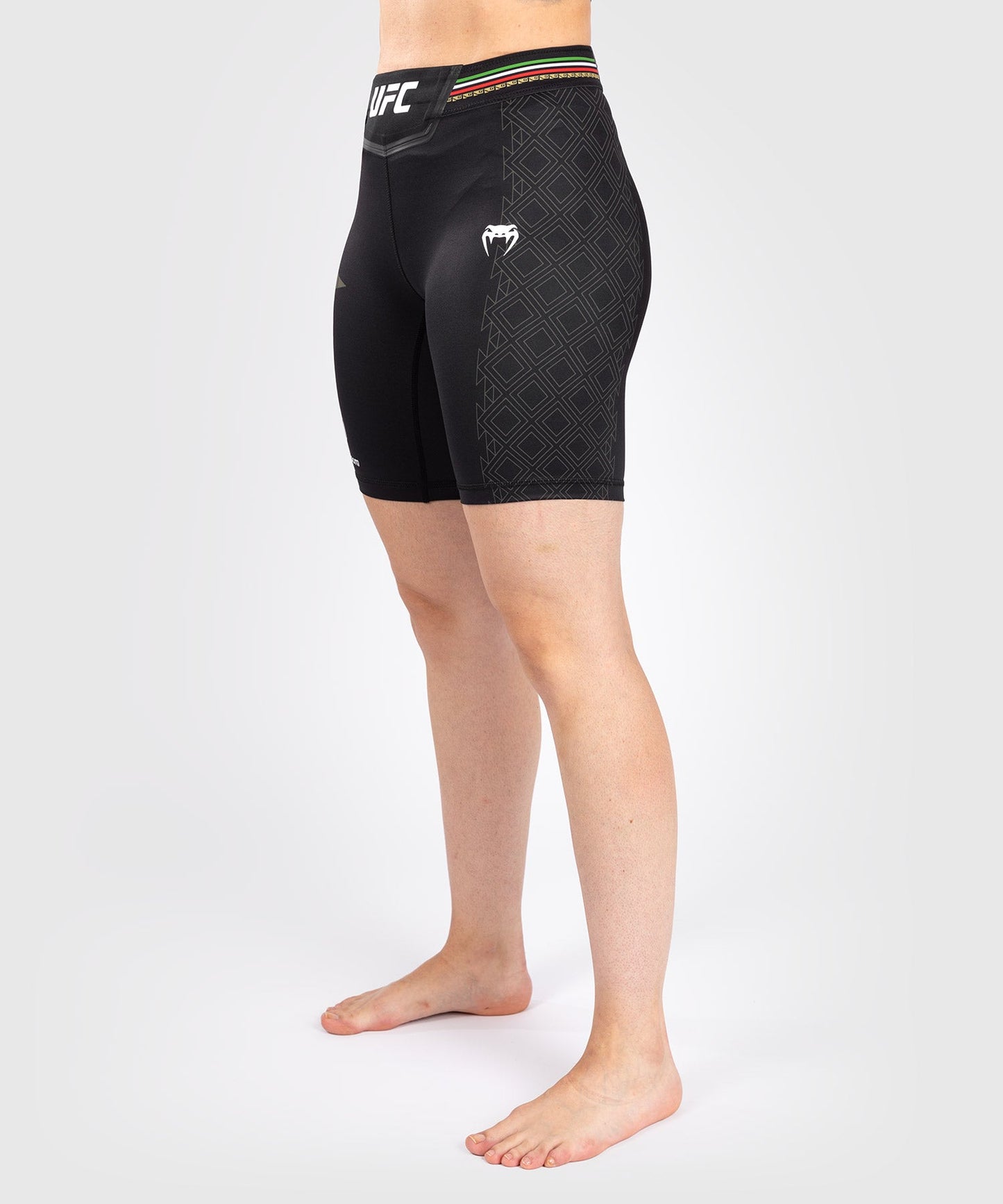 Noche UFC by Venum Authentic Fight Night Women's Compression Short - Long Fit - Black