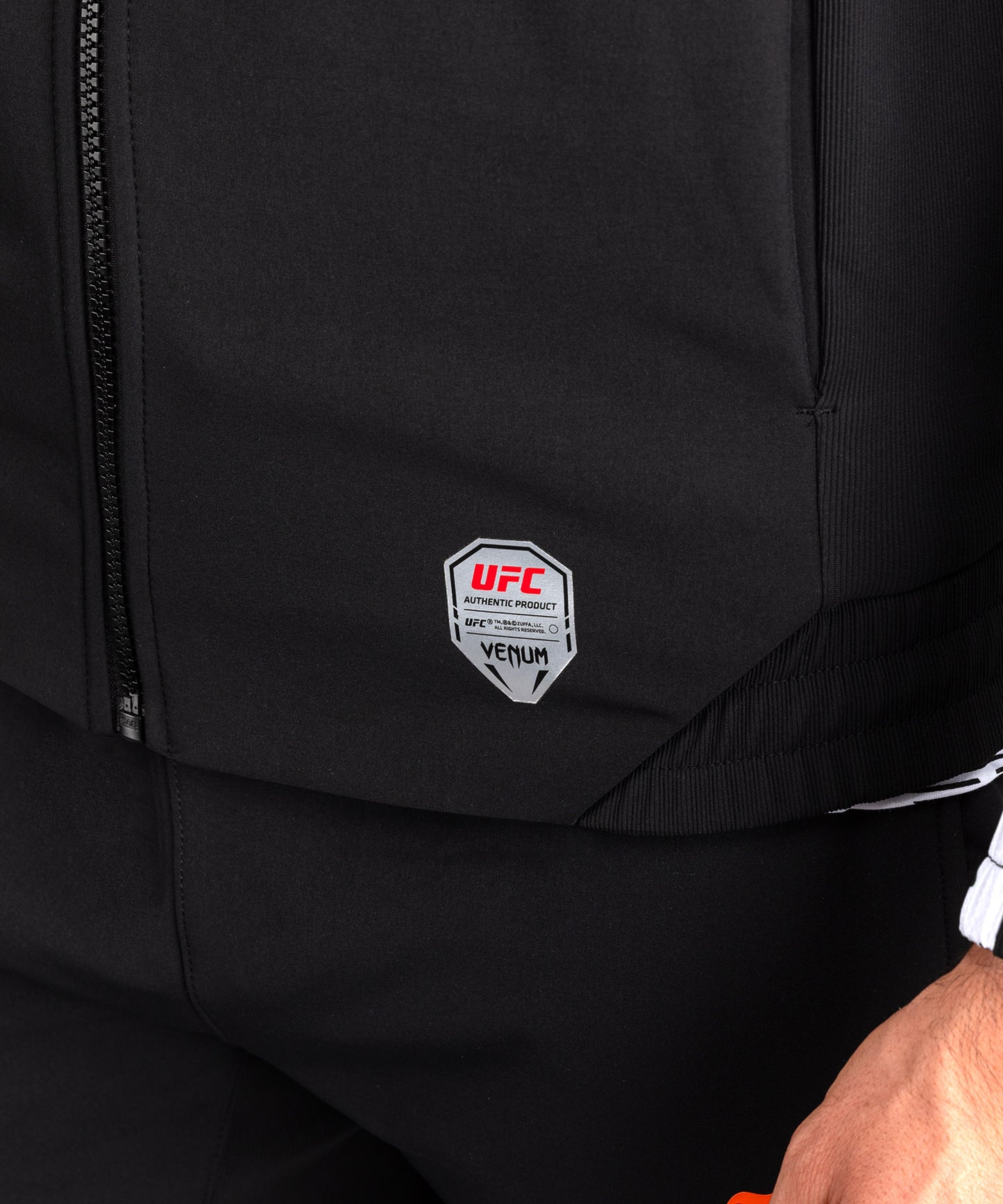 UFC Zenith by Venum Authentic Fight Week Zip Hoodie Herren - Weiß