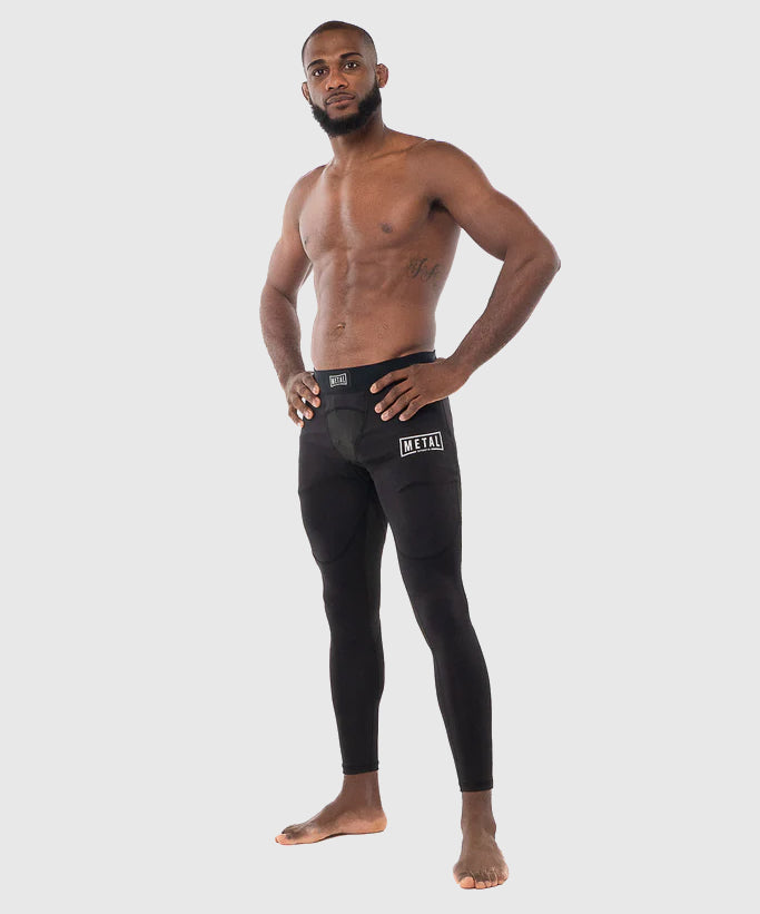 Pantalon De Compression Metal Boxe - Noir