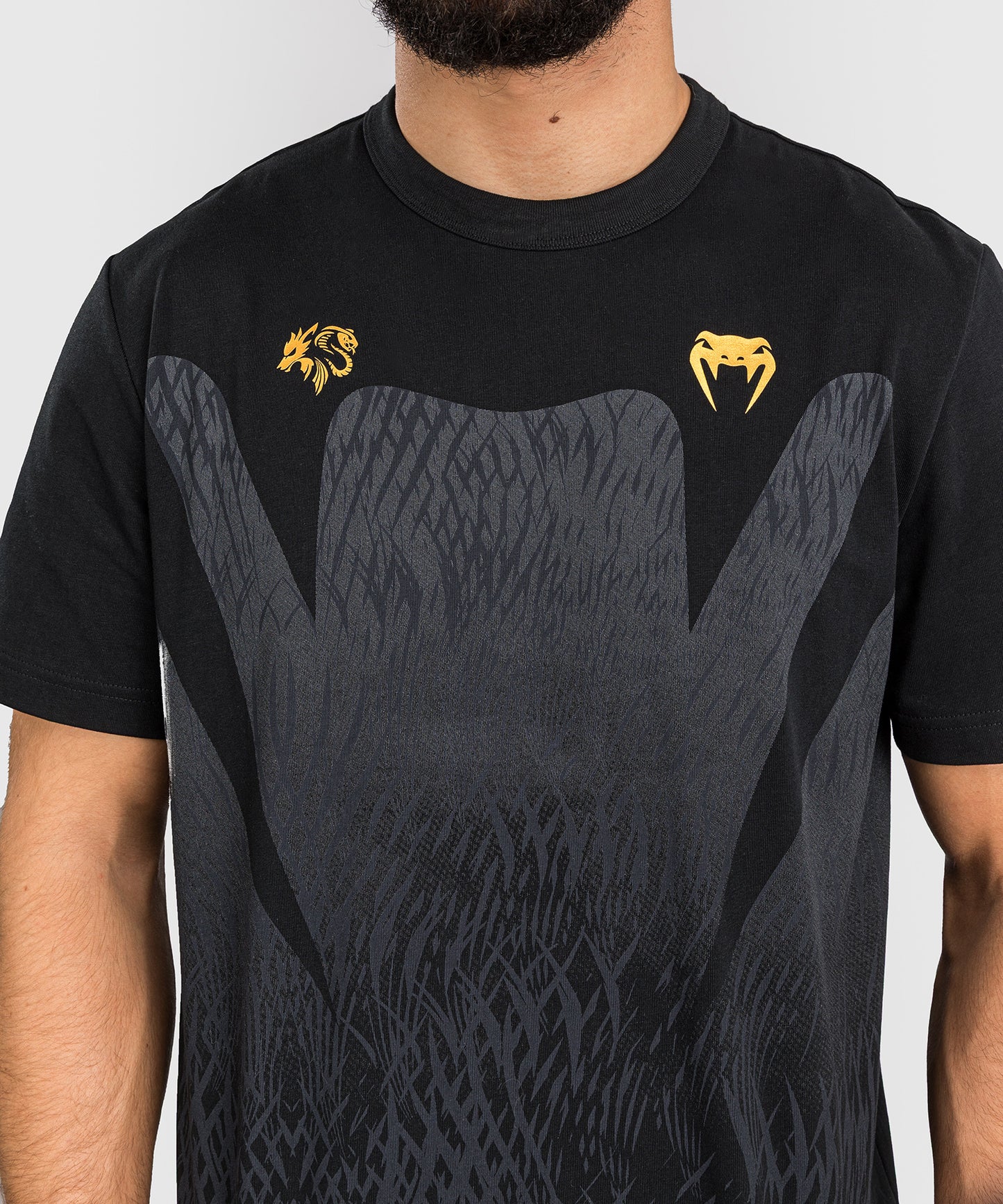 Venum x Chimaev T-Shirt - Schwarz/Grau