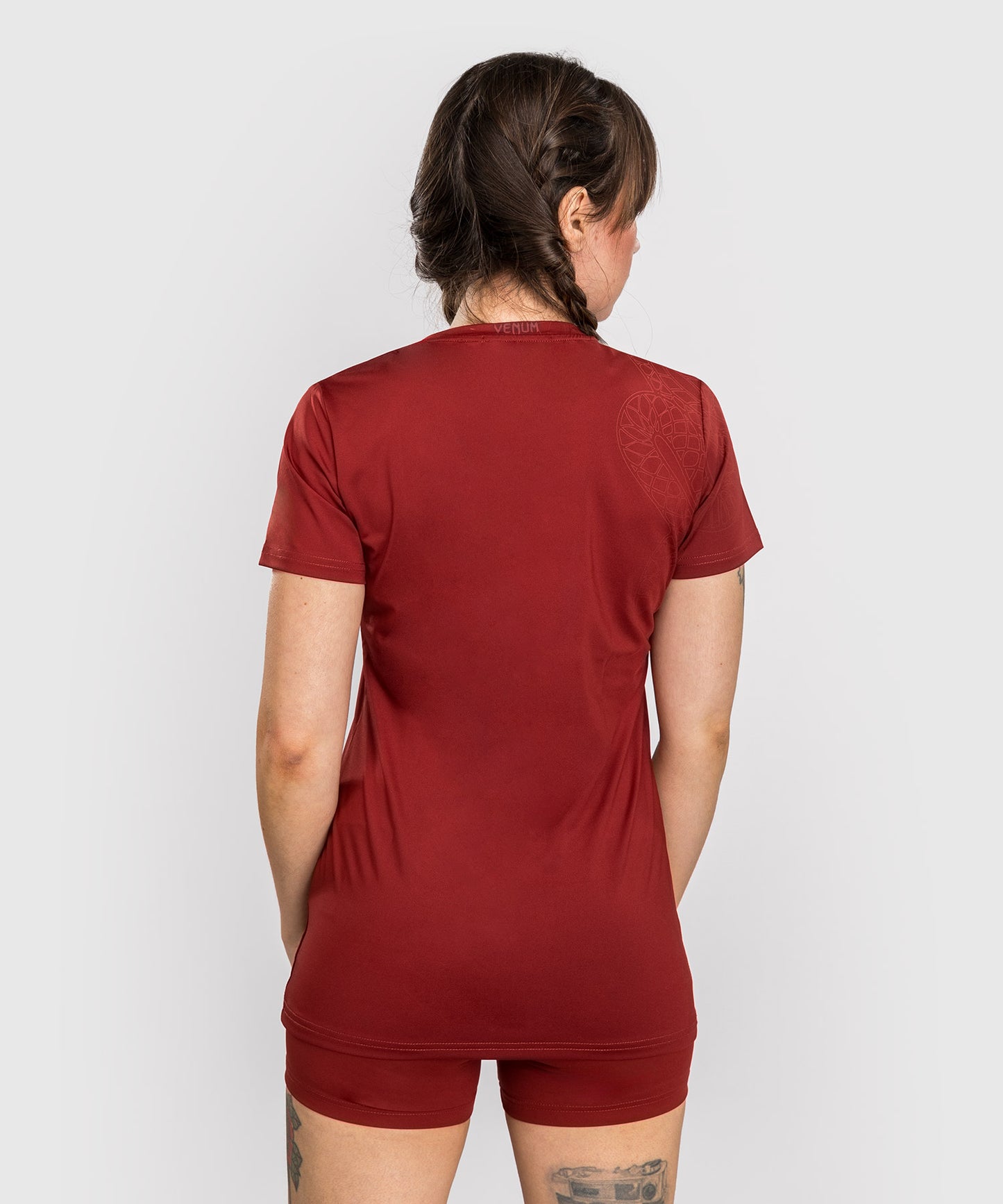 T-shirt Dry-Tech pour Femmes Venum Serpenti – Bordeaux/Ivoire