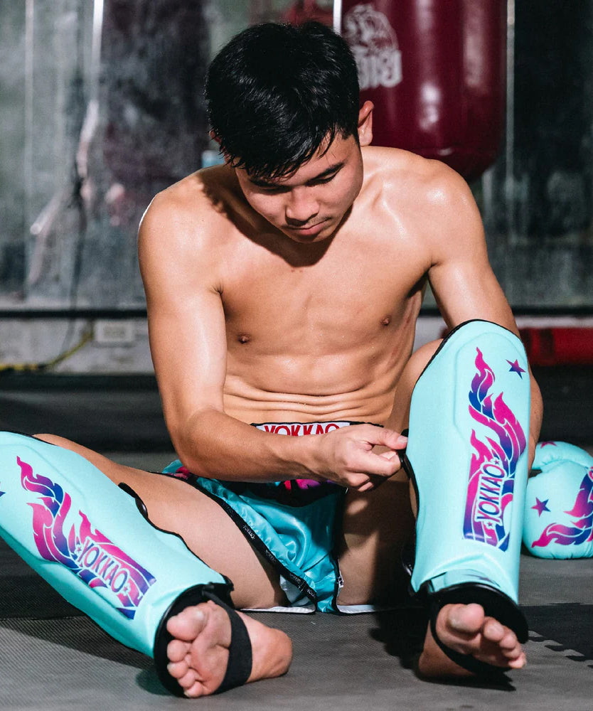 Yokkao The Flame Schienbeinschoner - Türkis