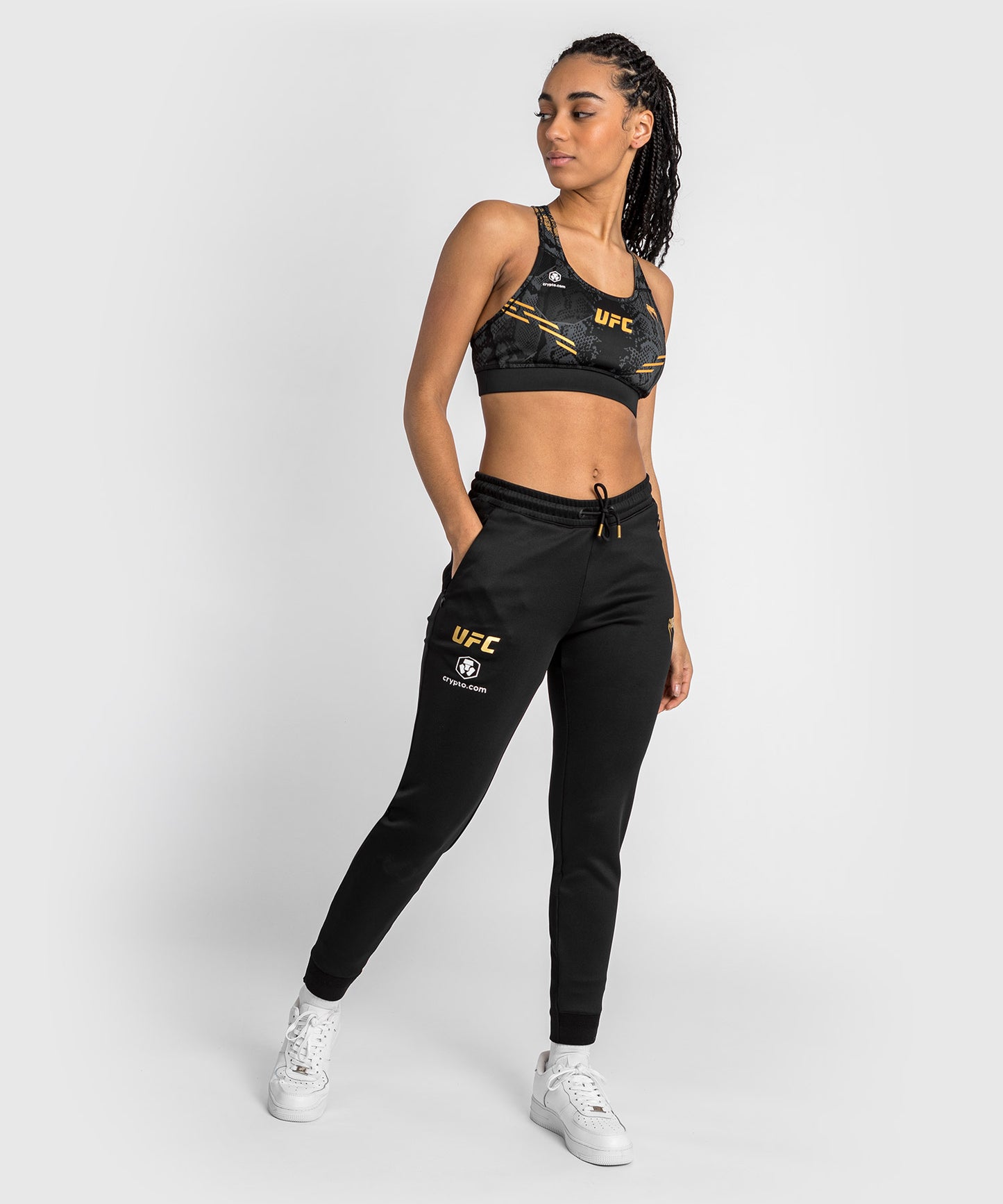 Pantalon Walkout pour Femmes UFC Adrenaline by Venum Authentic Fight Night - Champion