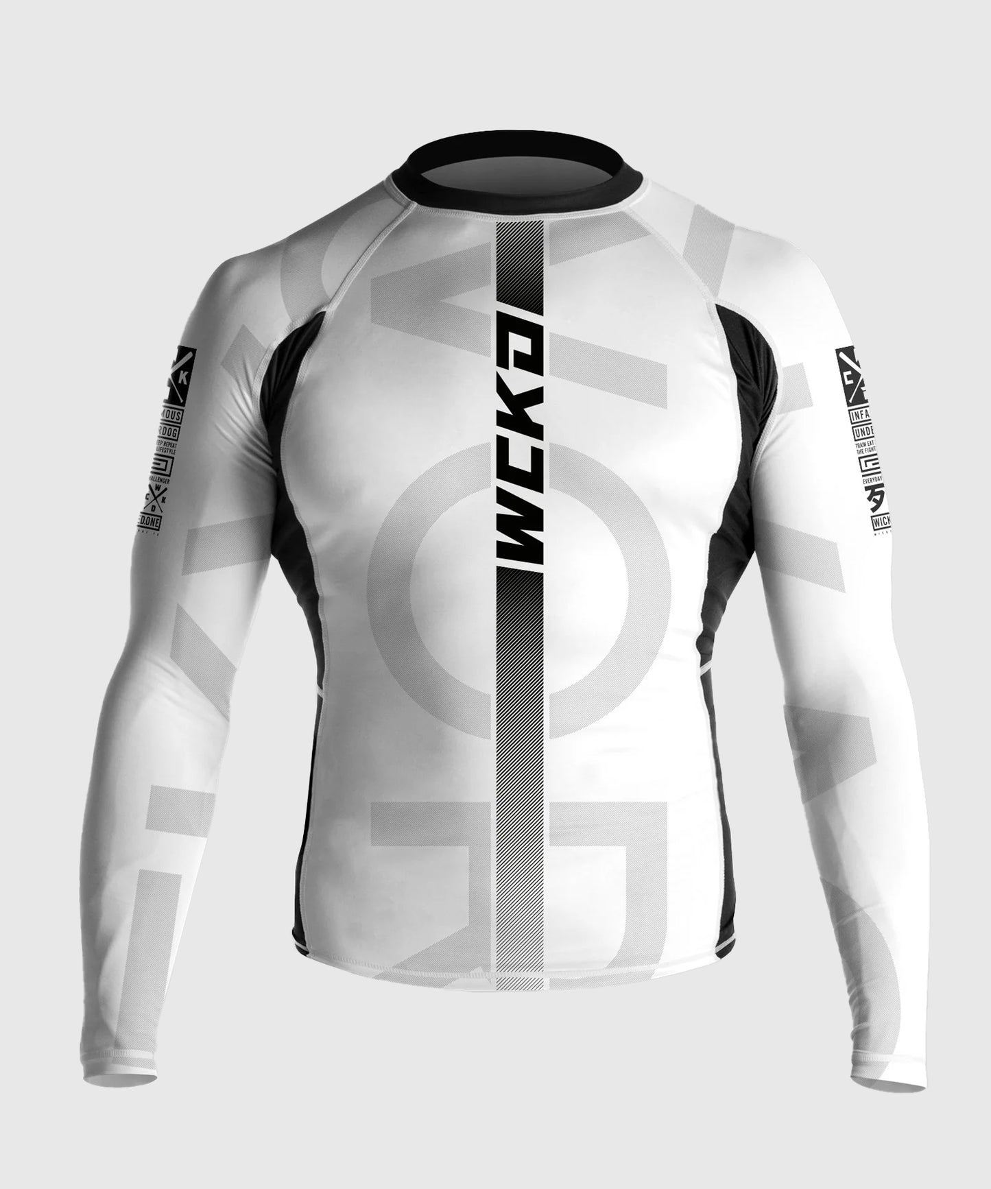 Wicked One Kruz Rashguard de Manga Larga - Blanco