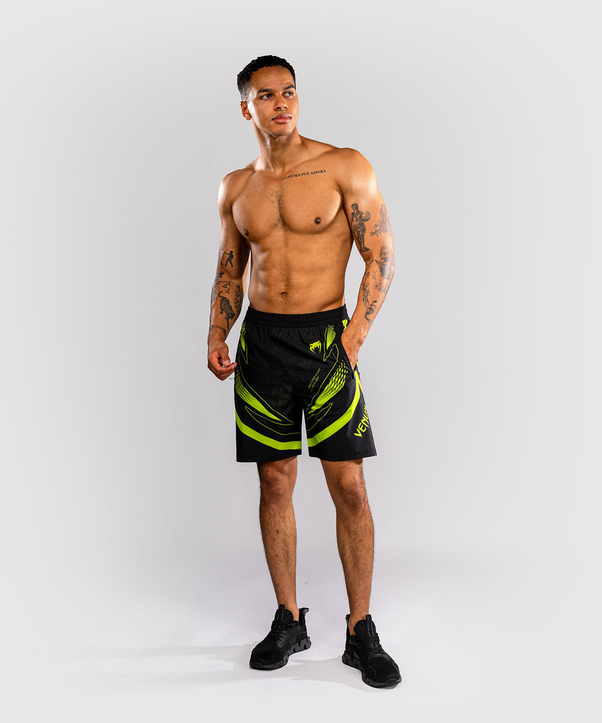Venum Amazonia Reborn Pantalón corto de entrenamiento - Negro/Verde
