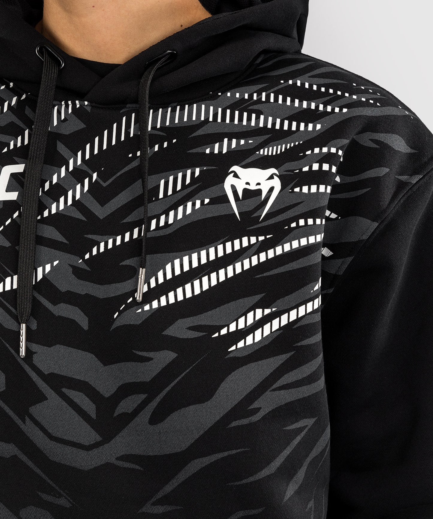UFC Fusion by Venum Replica Frauen Kapuzen-Sweatshirt - Schwarz