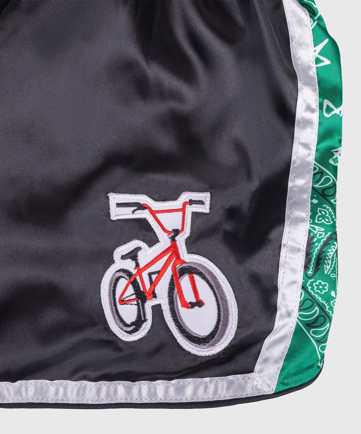 Short De Muay Thai 8 Weapons West Coast - Noir/Vert