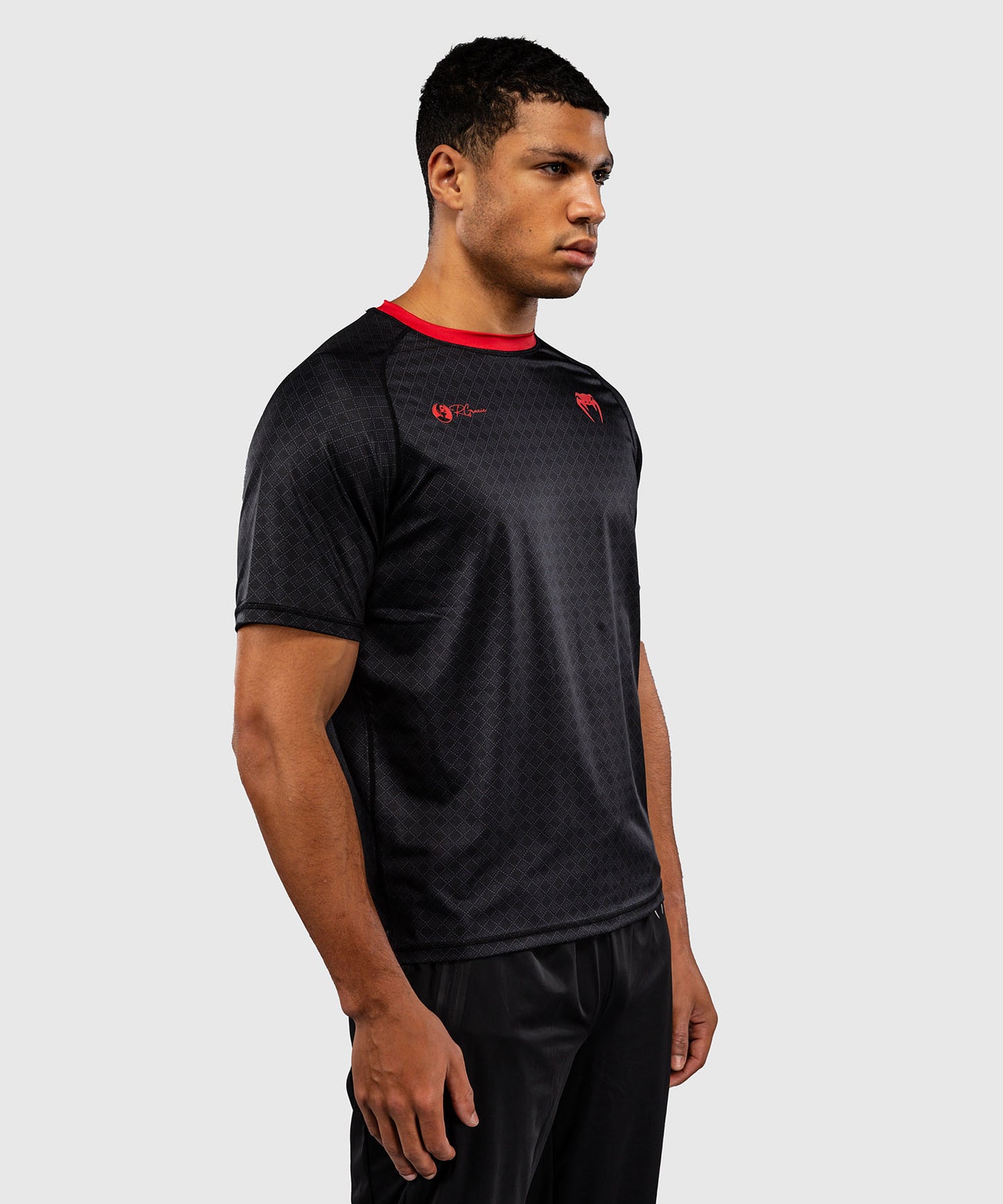Venum x Roger Gracie Signature Maglietta Dry Tech - Nero/Rosso