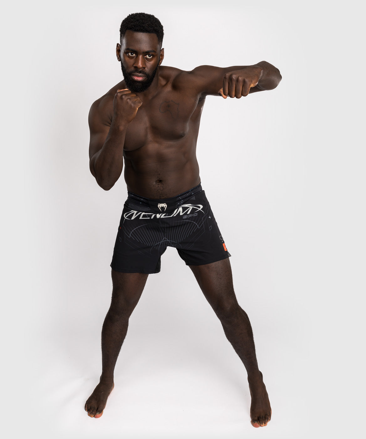 Short de Combat Venum Eclipse – Noir/Ivoire