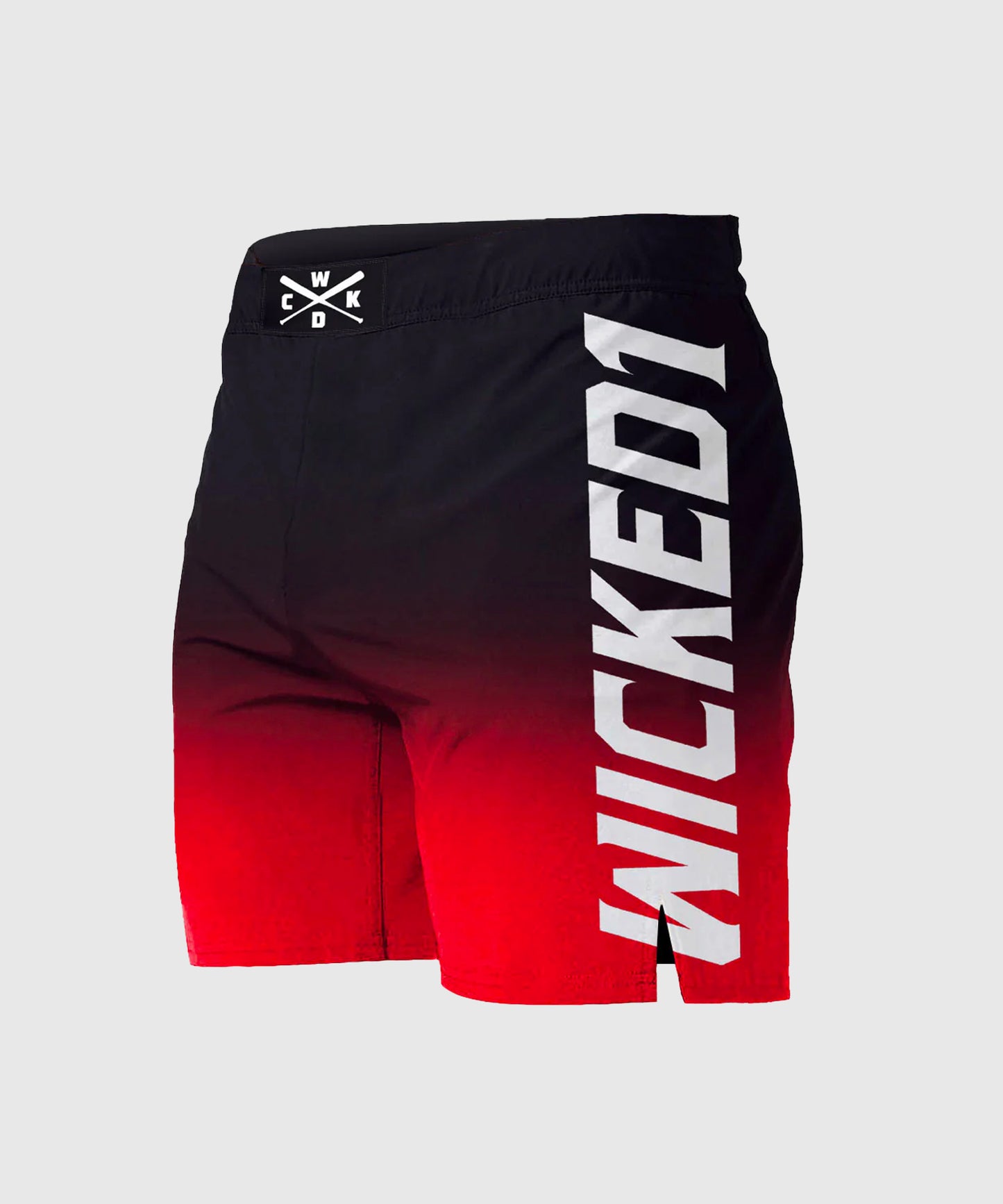 Short de MMA Wicked One Ghost - Noir/Rouge
