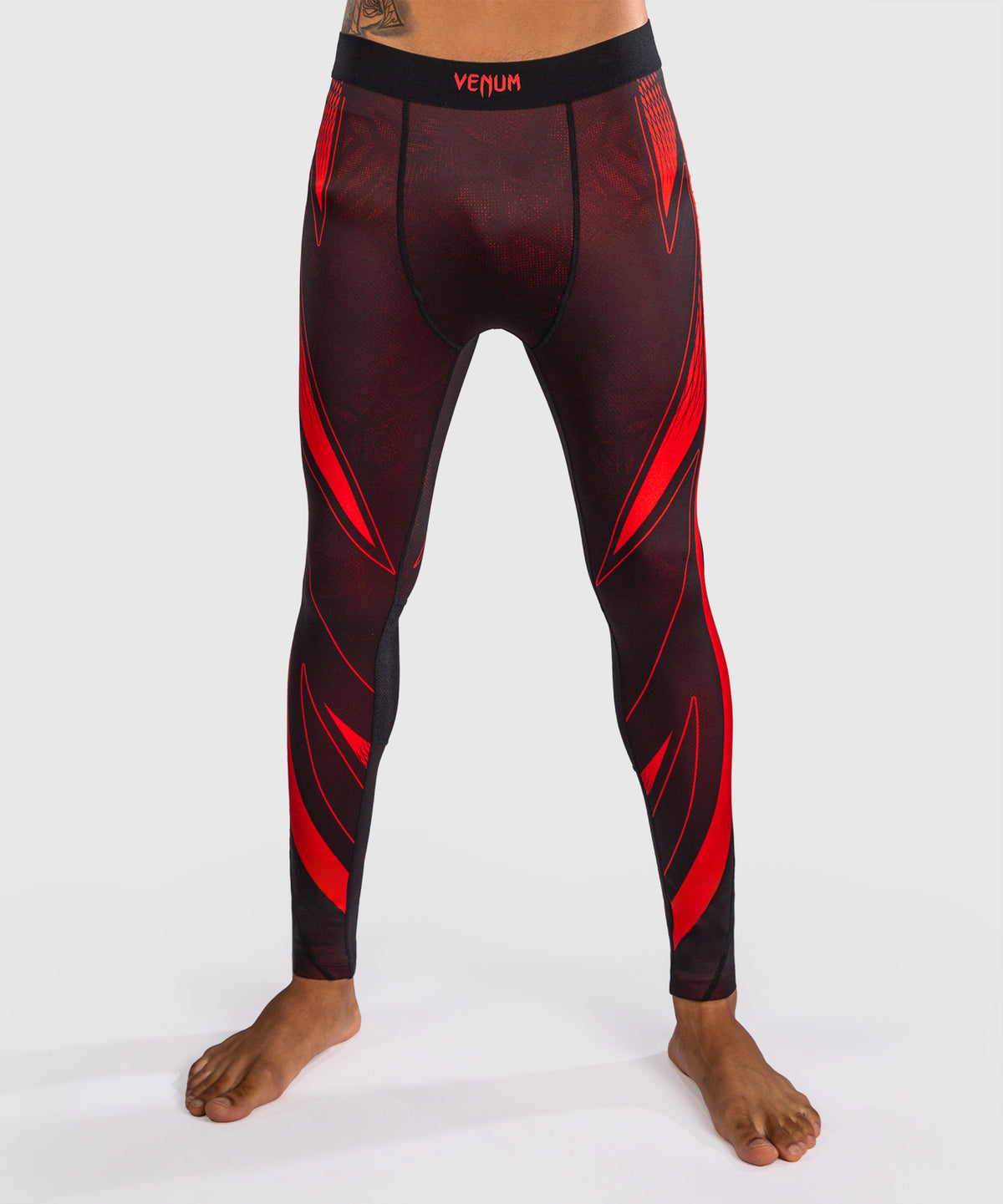 Venum Amazonia Reborn Pantalón de compresión - Negro/Rojo
