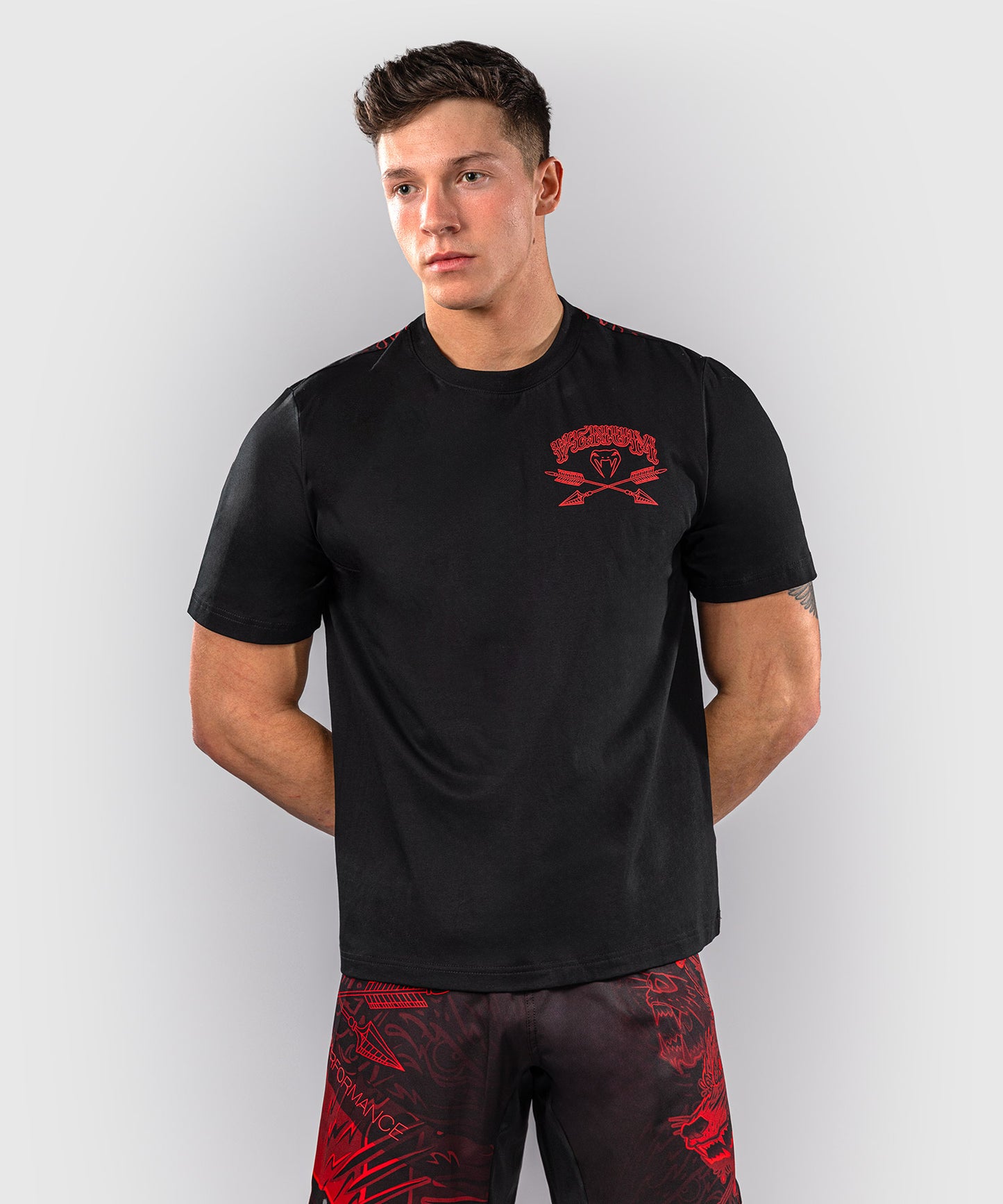 Venum Wolf Atak T-Shirt - Black/Red