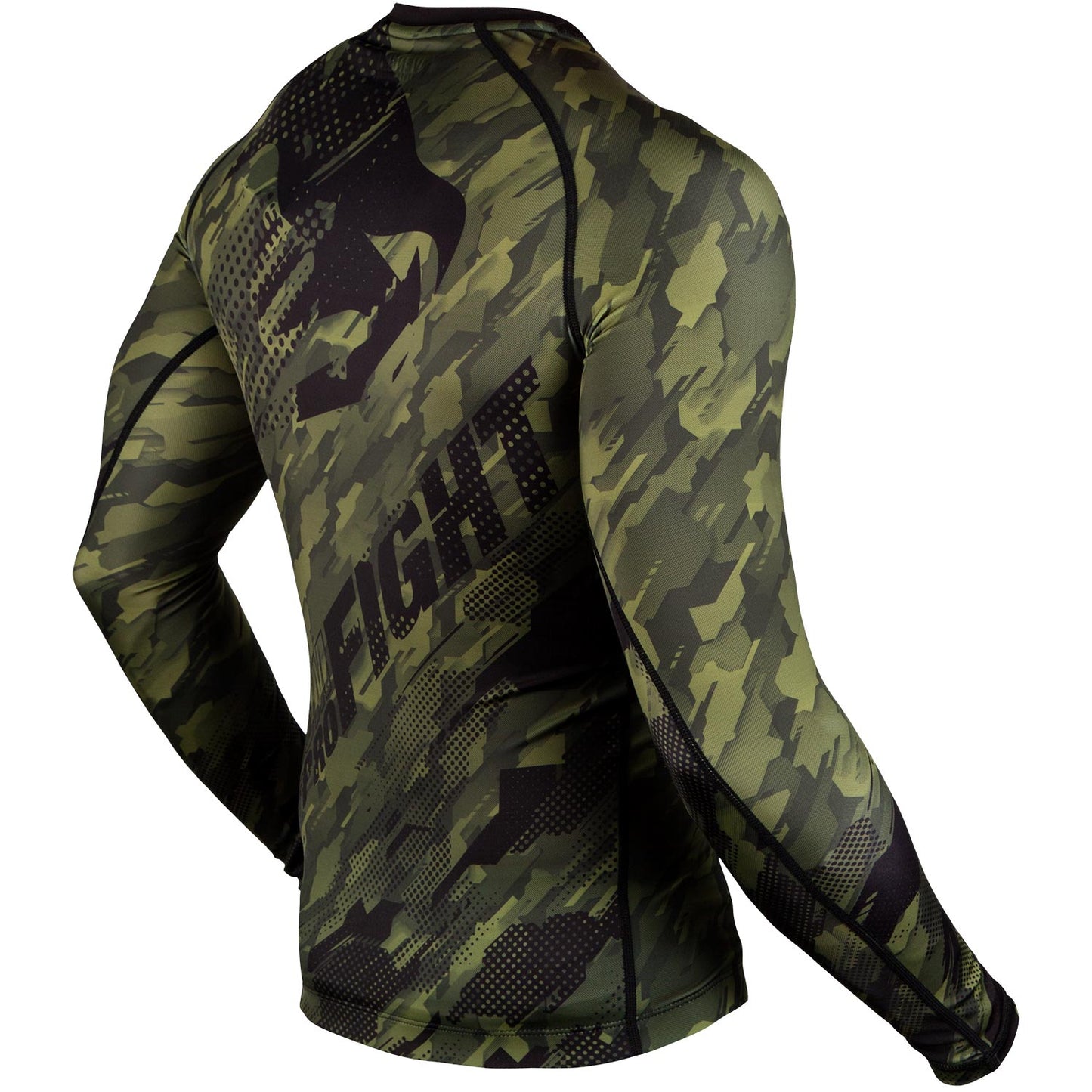 Venum Tecmo Rashguard - Long Sleeves - Khaki