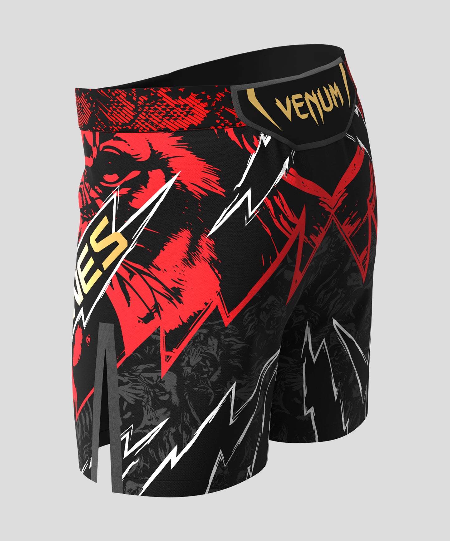 UFC Unrivaled by Venum Jon Jones Pantalones Cortos de Lucha para Hombres - Rojo