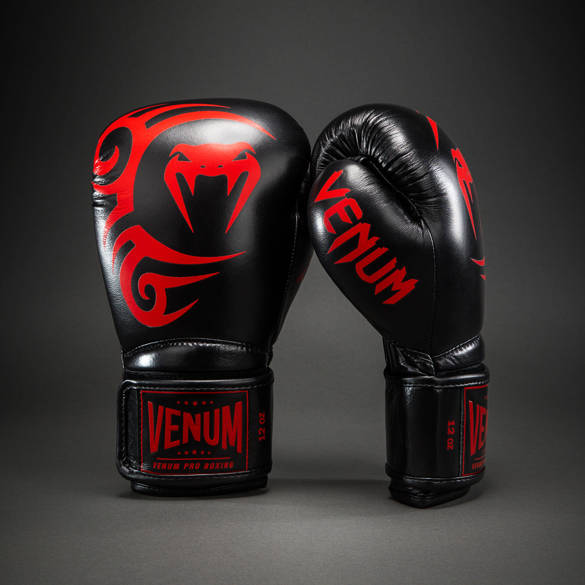 Gants de boxe Venum Giant 2.0 Mike Tyson Pro – Noir/Rouge + Sac inclus