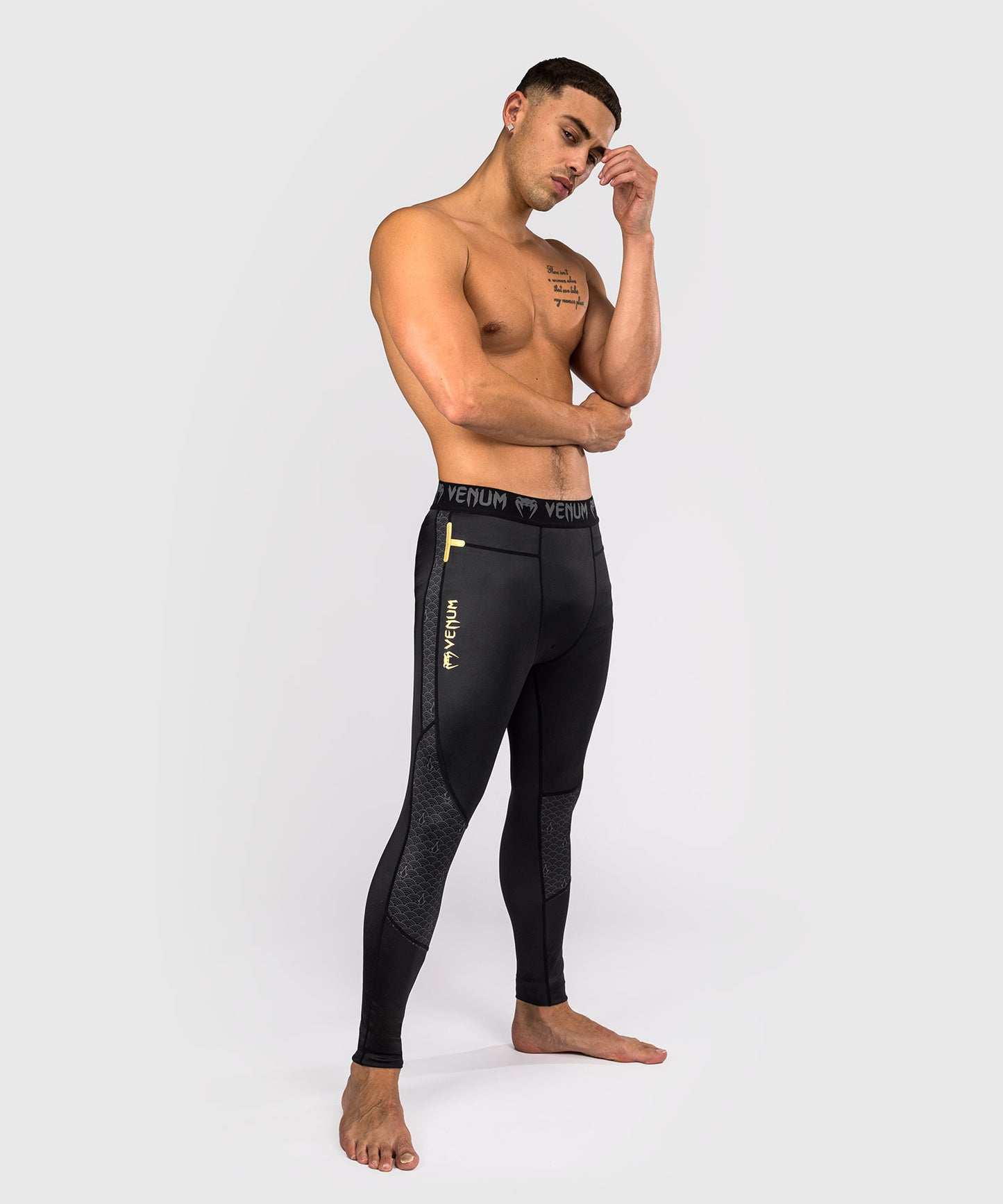 Venum x Assassin's Creed Shadows Spats - Black/Gold
