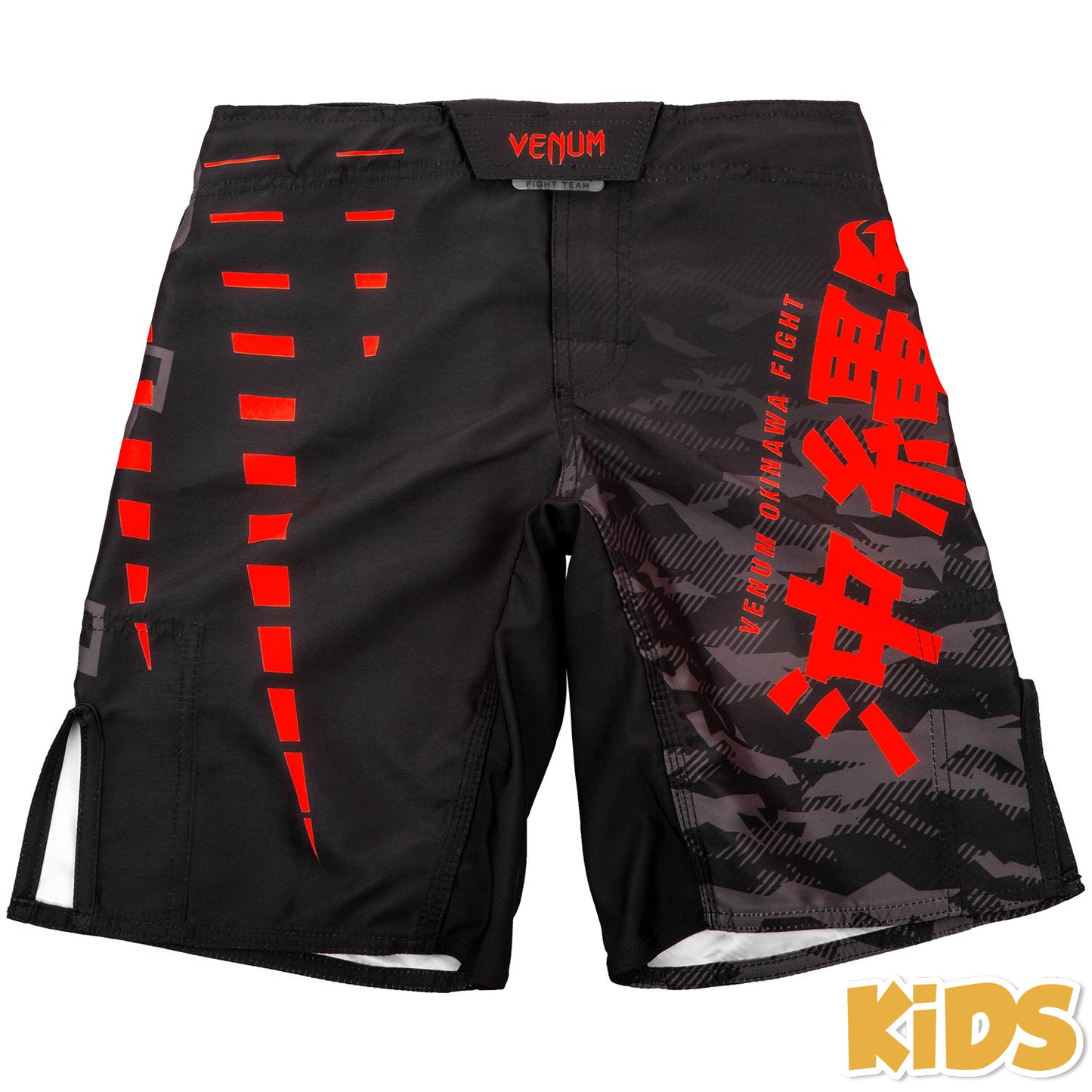 Venum Okinawa 2.0 Kids Fightshorts - Black/Red