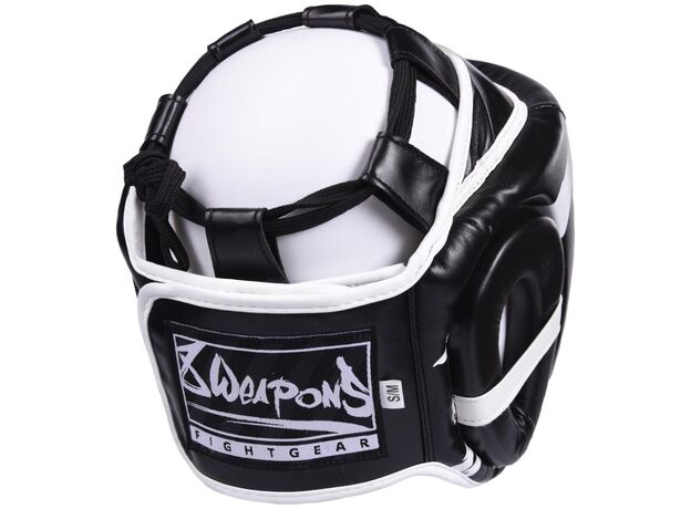 CASQUE DE BOXE - 8 WEAPONS UNLIMITED - Noir/Blanc