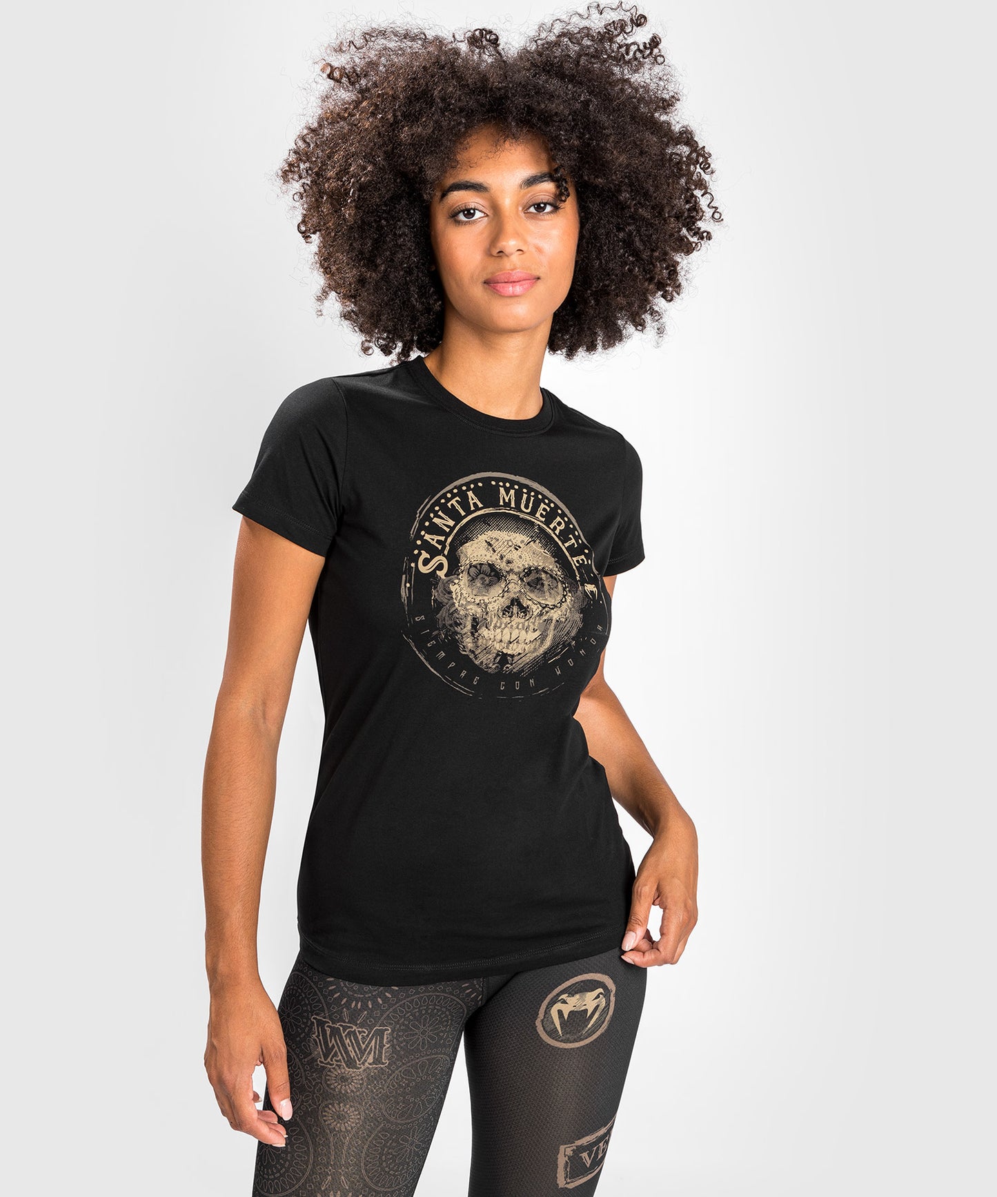 Venum Damen Santa Muerte Dark Side - Tanktop - Schwarz/Braun