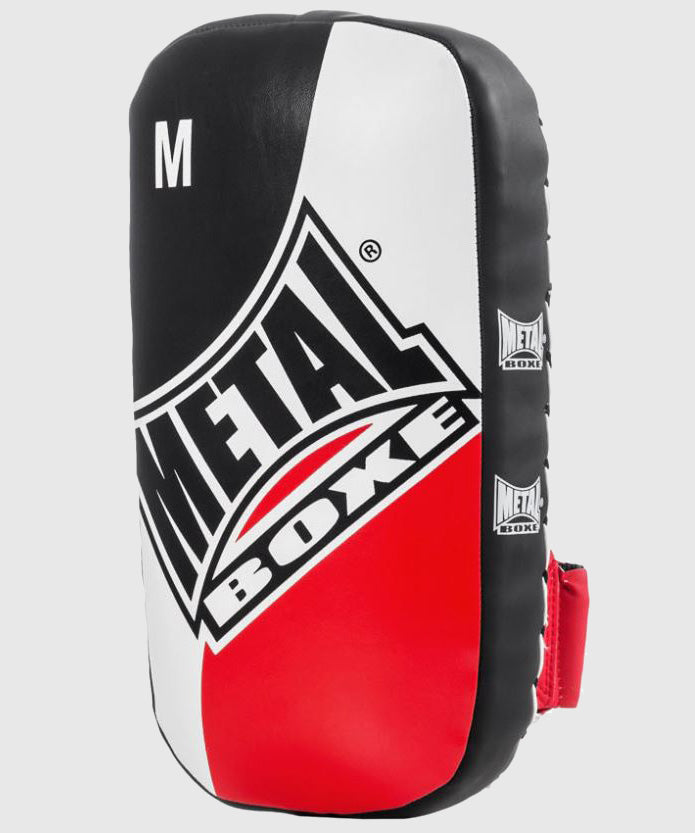 Metal Boxe Thai Club Paos de Entrenamiento – Negro/Blanco/Rojo