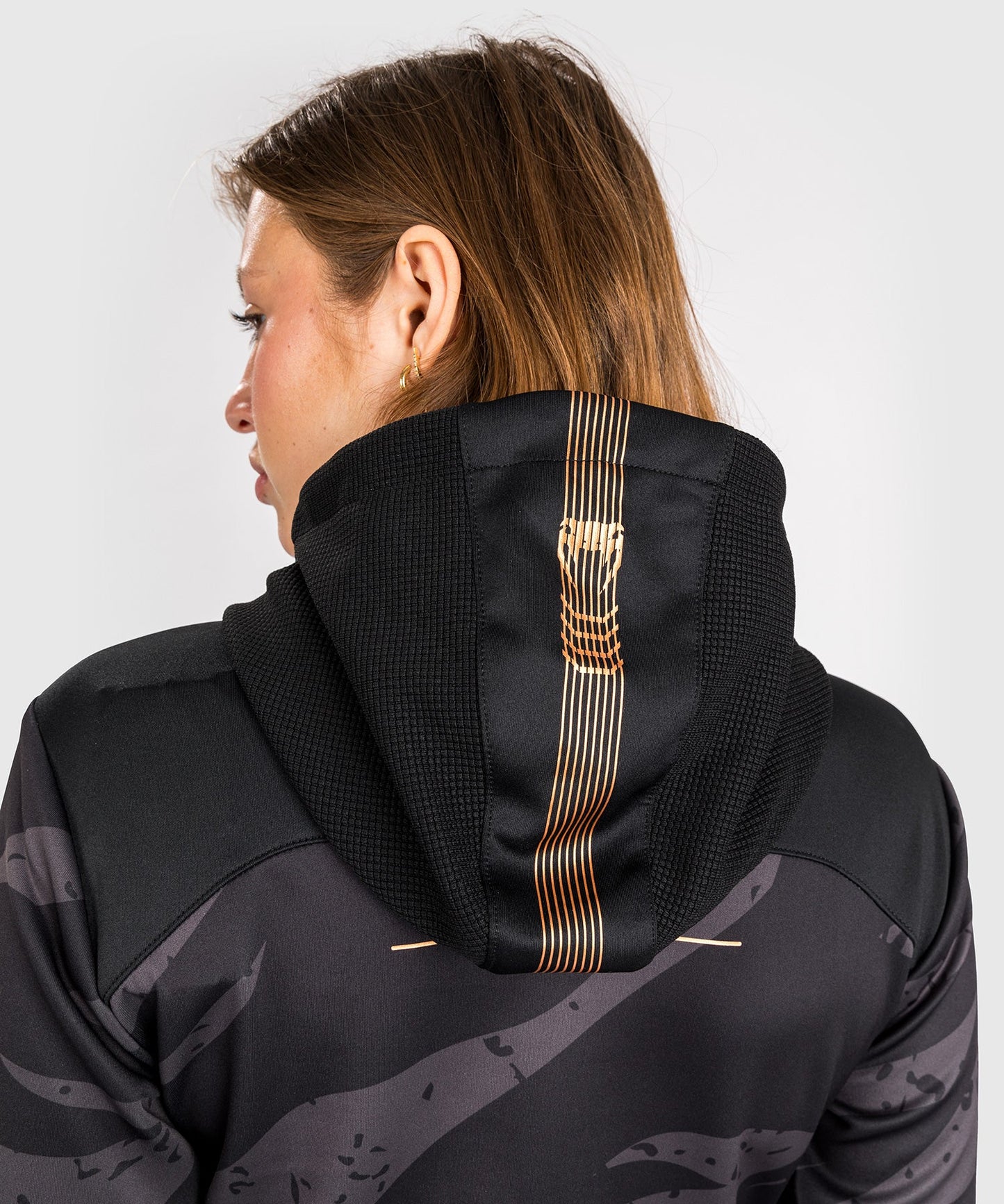 Women's Zipped Hooded Jacket UFC Adrenaline by Venum Fight Week - Urban Camo
