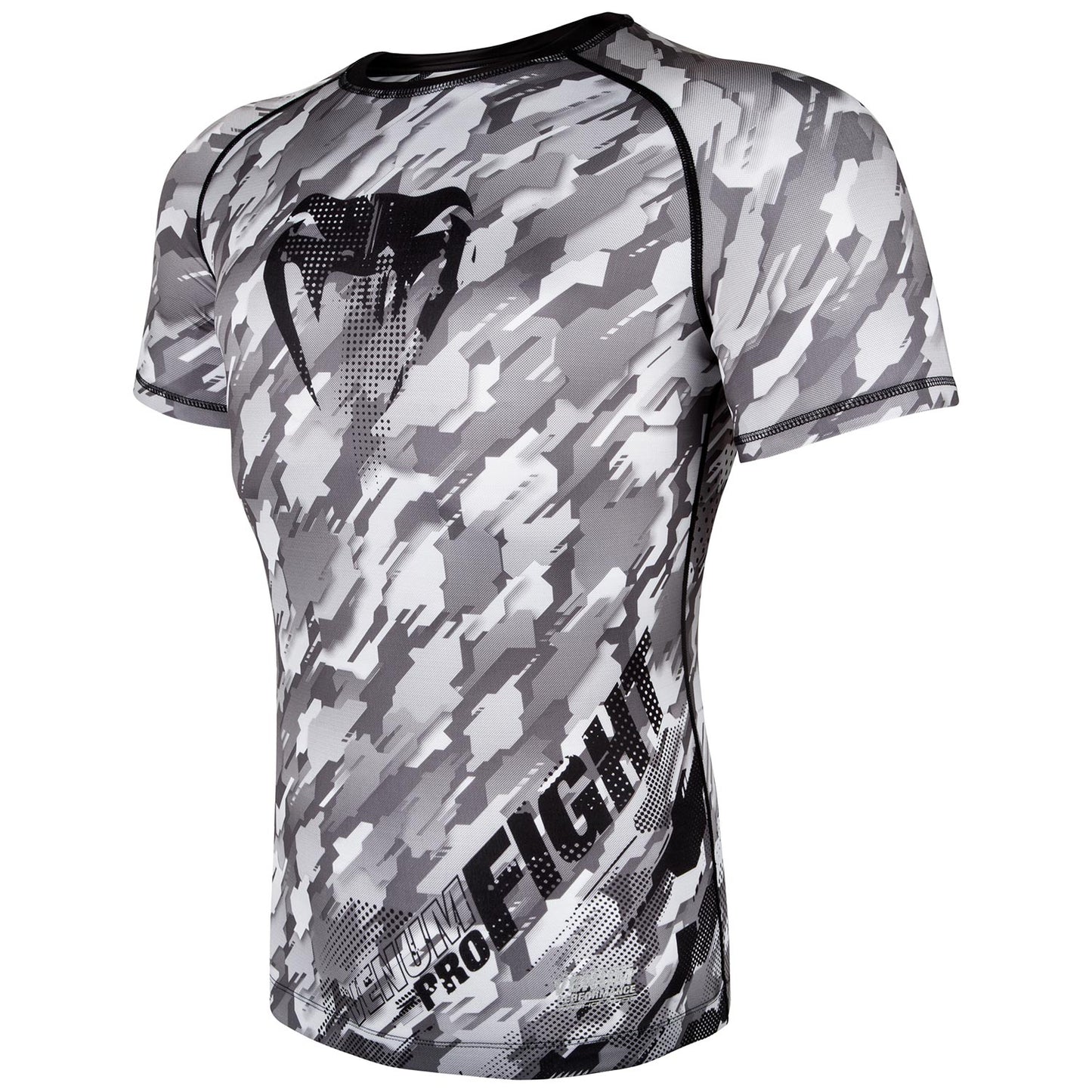Venum Tecmo Rashguard - Short Sleeves - Grey