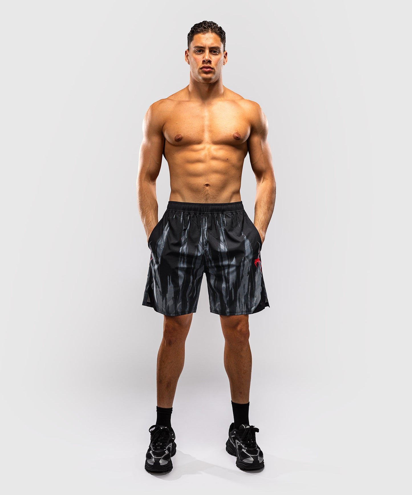 Venum Demon Training Shorts - Schwarz/Grau