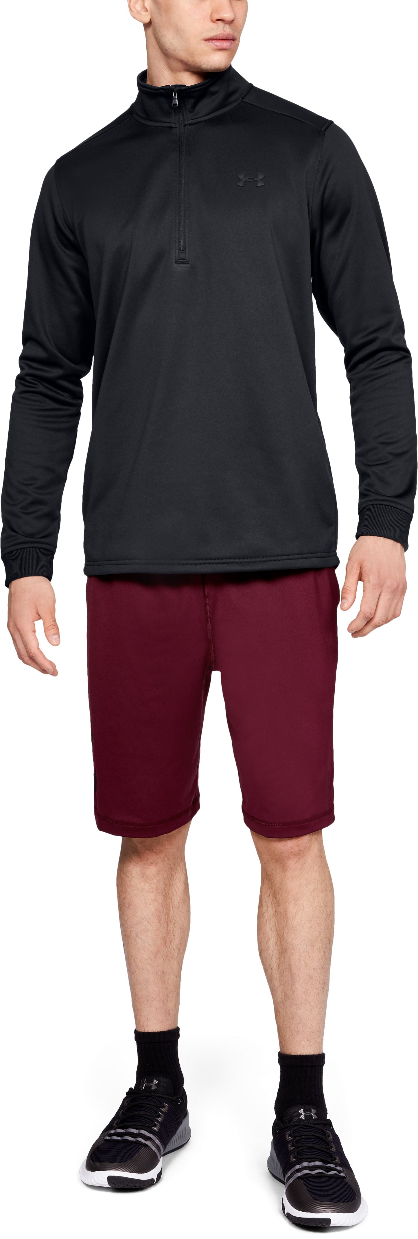 Maillot Under Armour Fleece - Manches longues - Noir