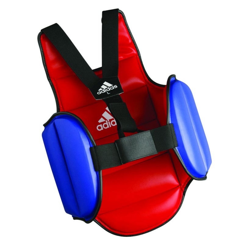 PLASTRON REVERSIBLE ADIDAS - Rouge/Bleu