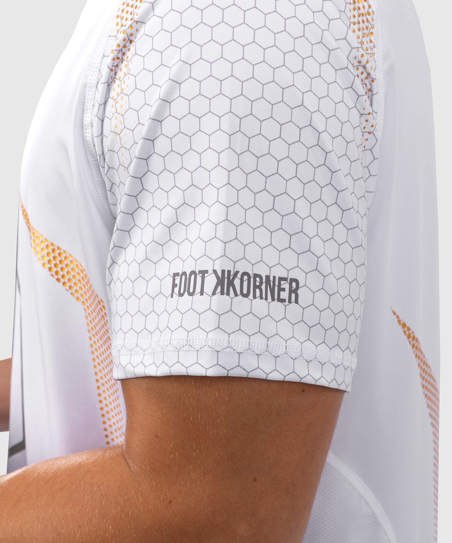 Hexagone MMA x Venum Dry Tech White/Gold T-shirt