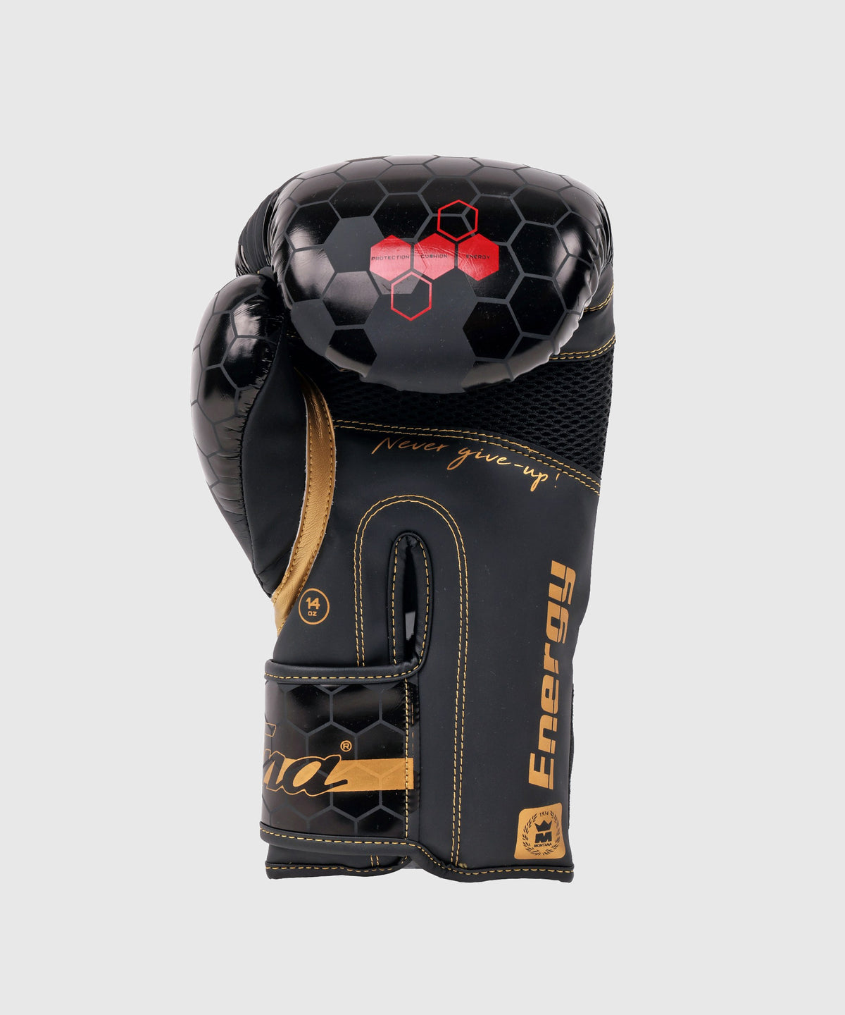 Montana Energy Spartiate Boxing Gloves - Black