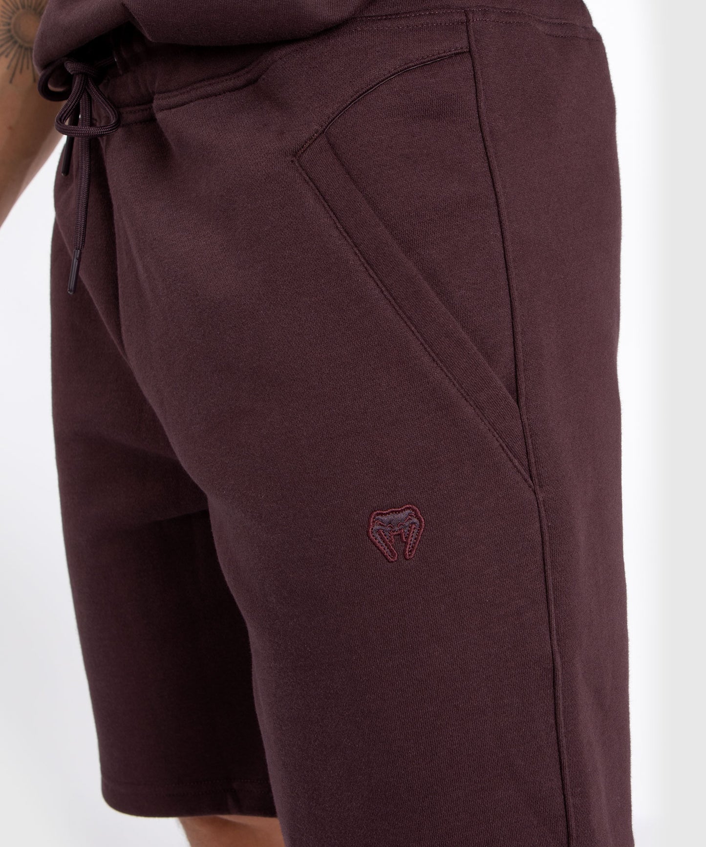 Short en coton Venum Silent Power - Marron foncé