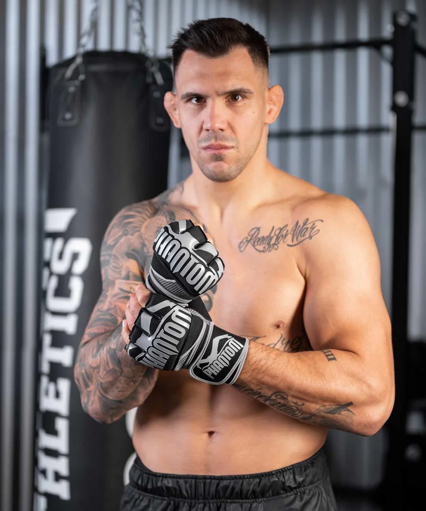 Phantom Athletics Impact Gel Neoprene Gloves - Black