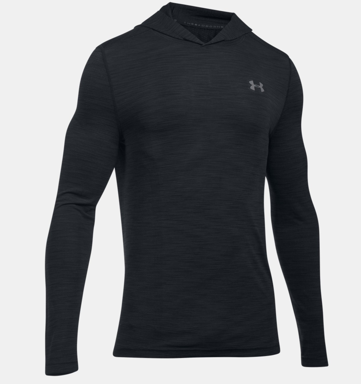 Sweatshirt à capuche Under Armour Threadborne Seamless Fleece - Noir