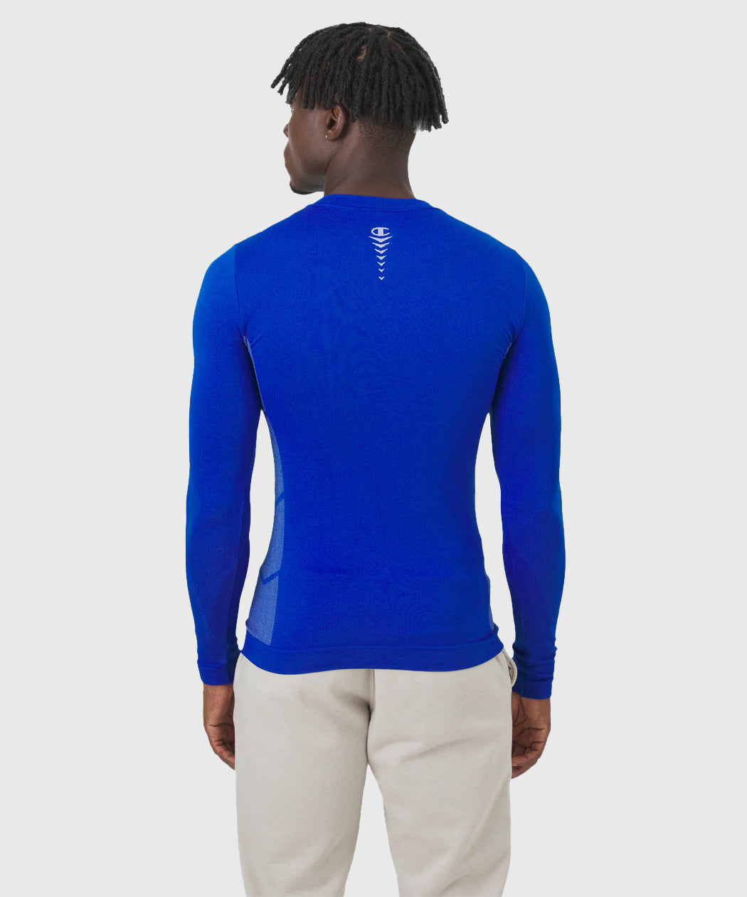 T-Shirt De Compression Champion Seamless - Bleu